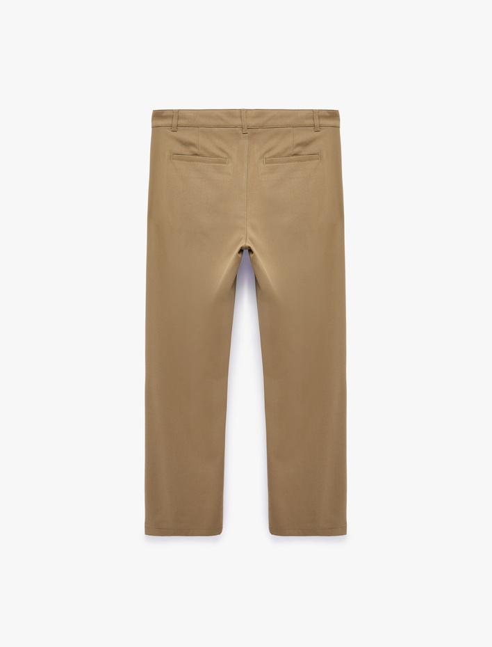  Normal Bel Viskon Karışımlı Kumaş Pantolon