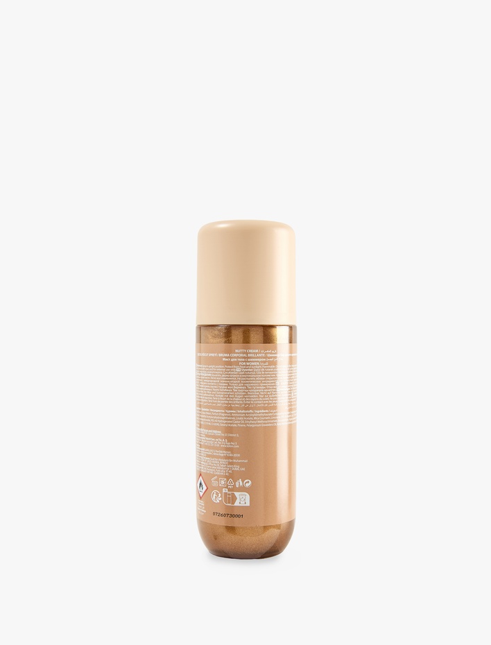 Kadın Nutty Cream Parlak Vücut Spreyi 250 ML