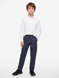 Pamuklu Uzun Kollu Basic Polo Yaka Tişört