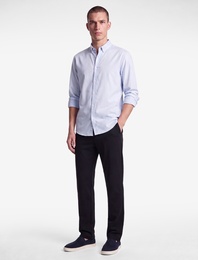 Regular Fit Pamuklu Oxford Uzun Kollu Düğmeli Yaka Gömlek