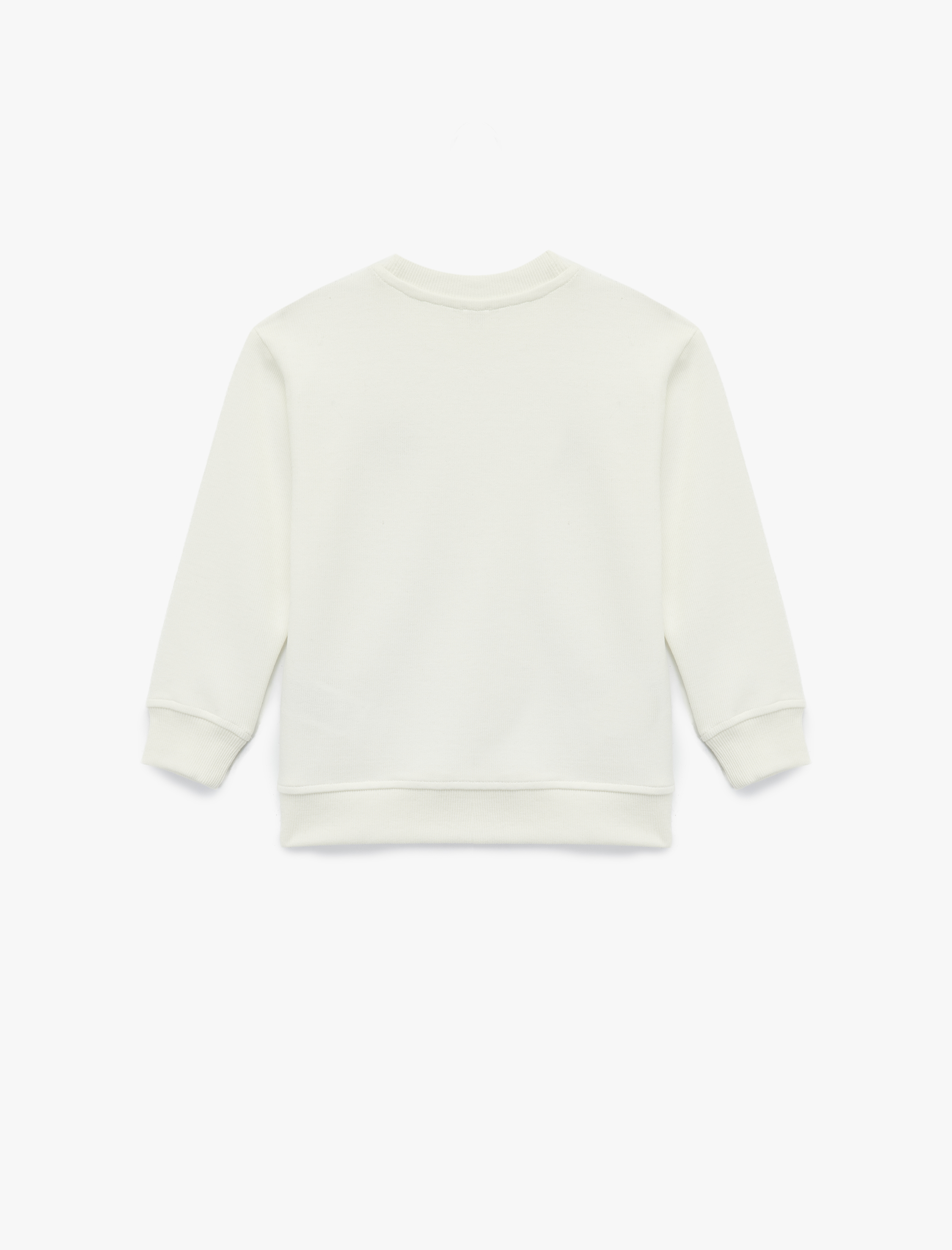  Erkek Çocuk Köpek Baskılı Uzun Kollu Bisiklet Yaka Sweatshirt