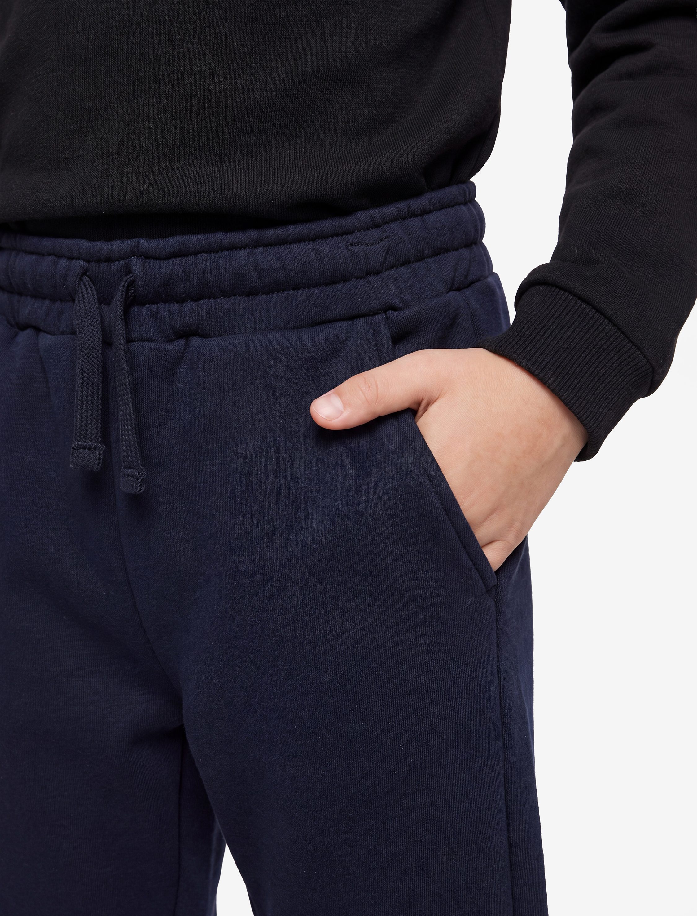  Erkek Çocuk Beli Bağcıklı Cep Detaylı Şardonlu Jogger Eşofman Altı