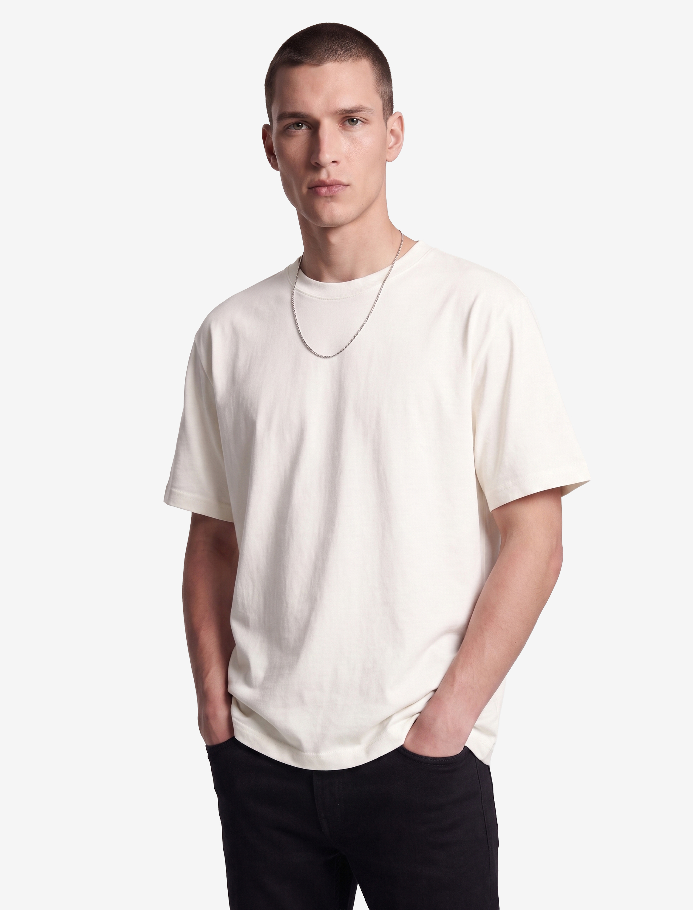   Regular Fit Bisiklet Yaka Kısa Kollu Basic Tişört