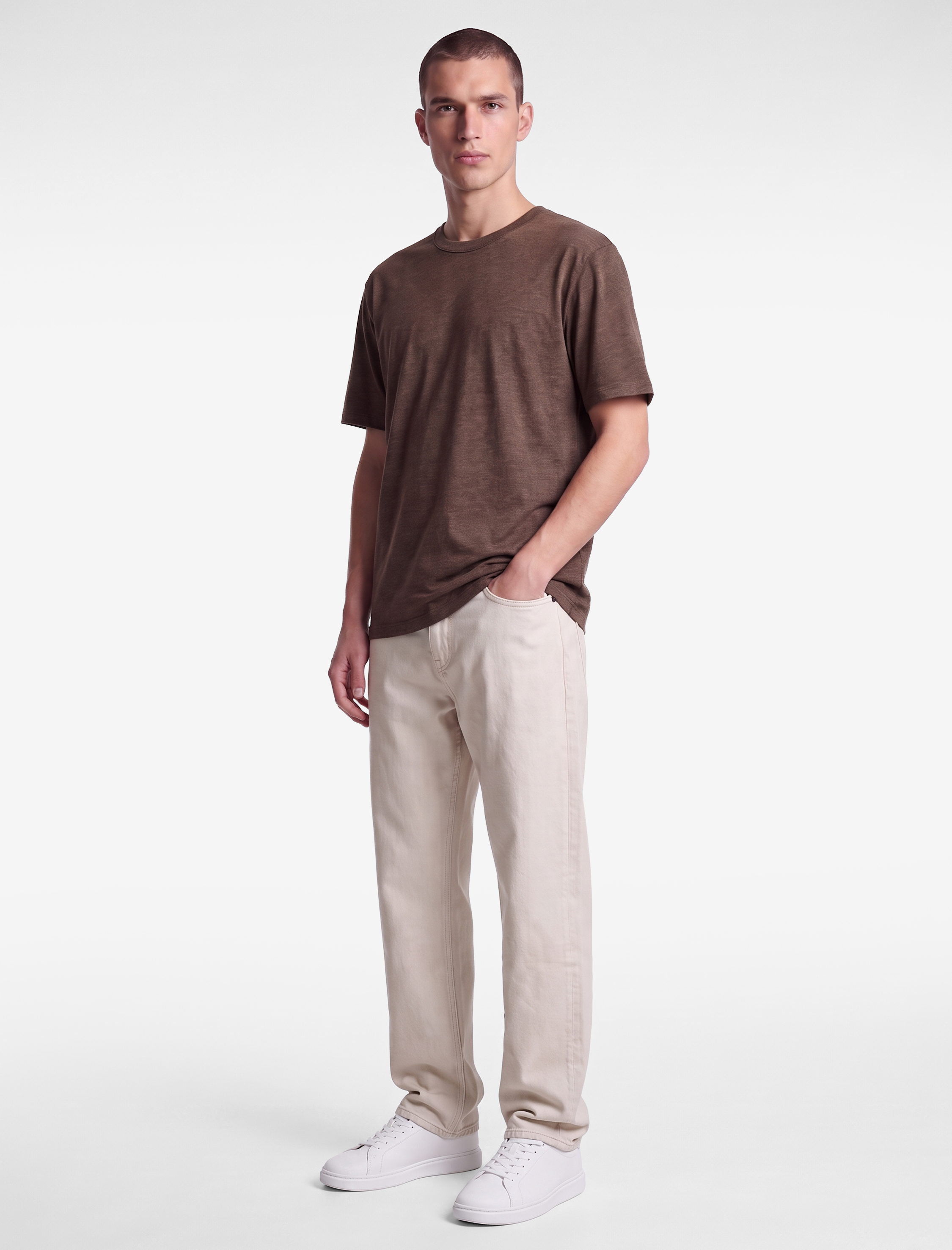   Regular Fit Bisiklet Yaka Kısa Kollu Basic Tişört