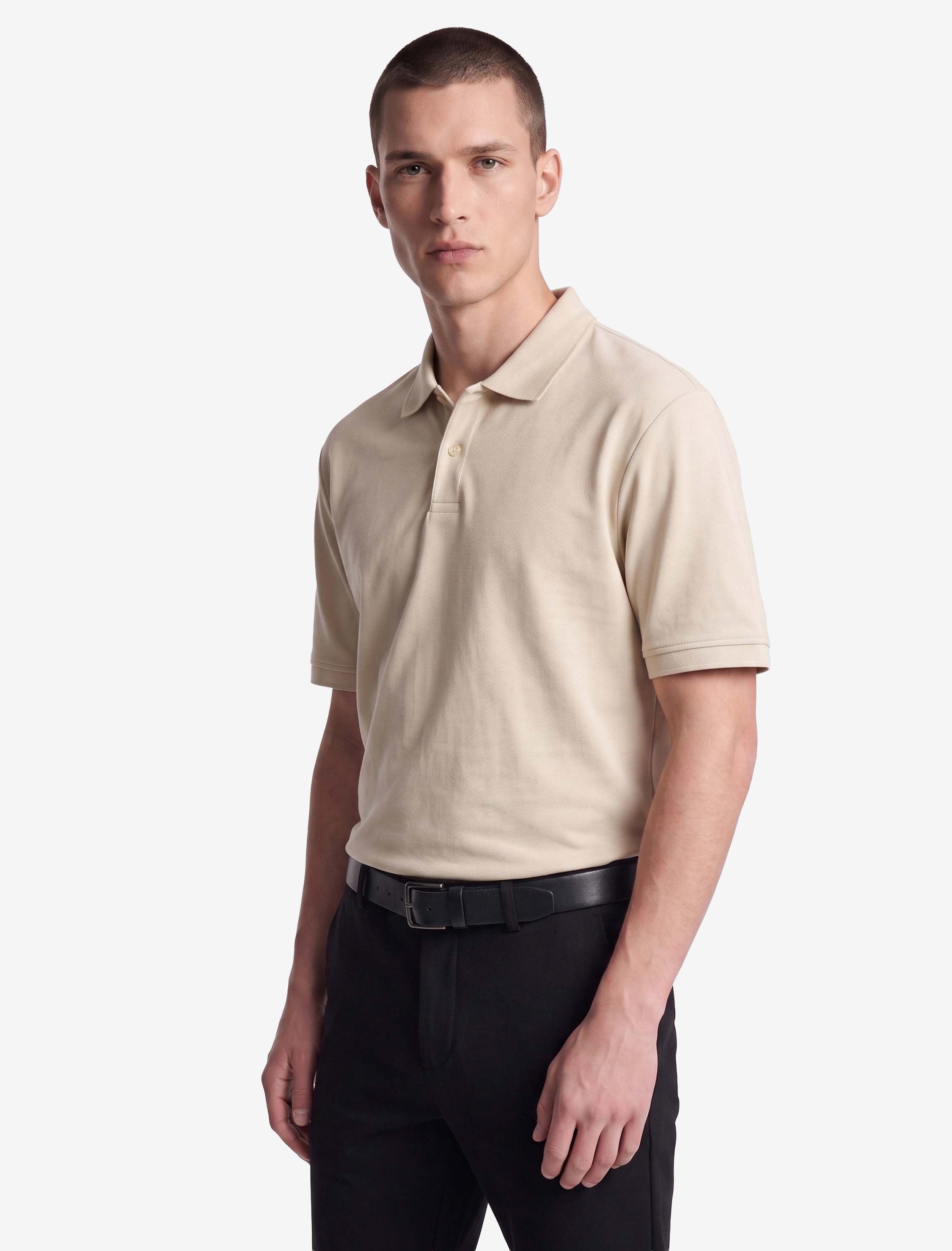   Regular Fit Kısa Kollu Pamuklu Polo Yaka Tişört
