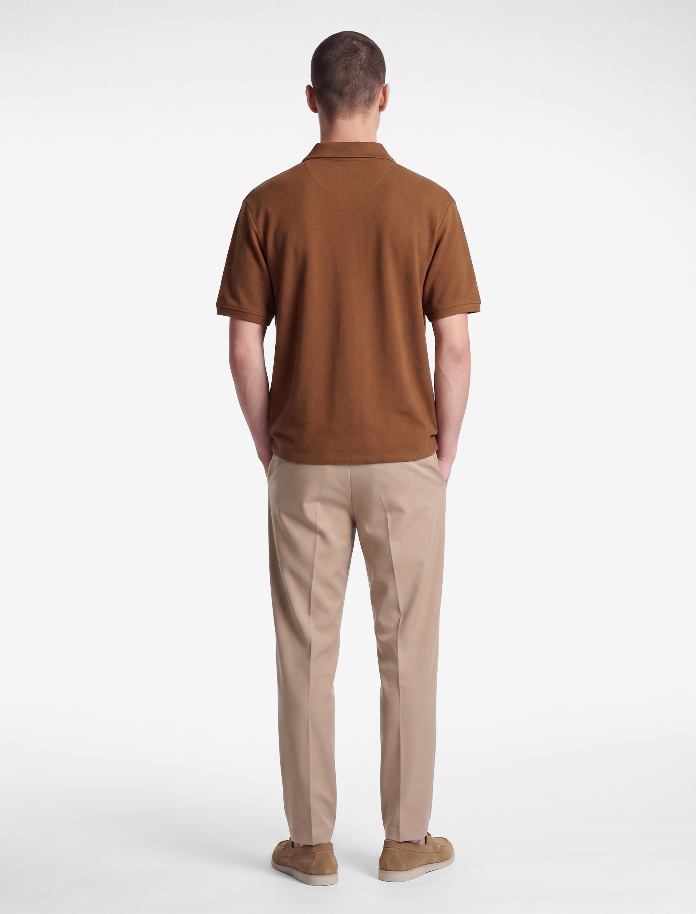   Regular Fit Kısa Kollu Pamuklu Polo Yaka Tişört