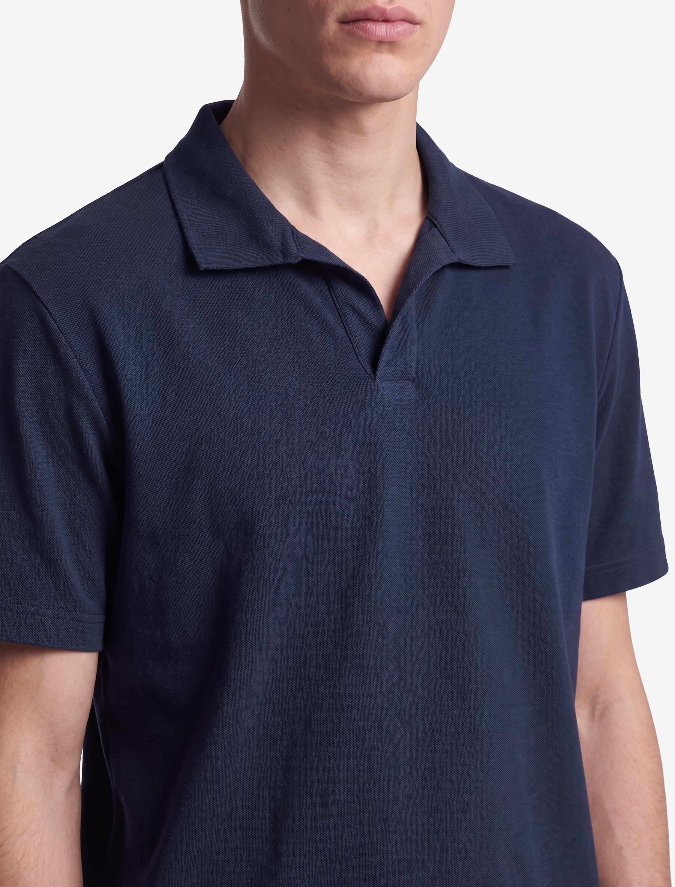   Regular Fit Kısa Kollu Pike Kumaş Pamuklu Polo Yaka Tişört