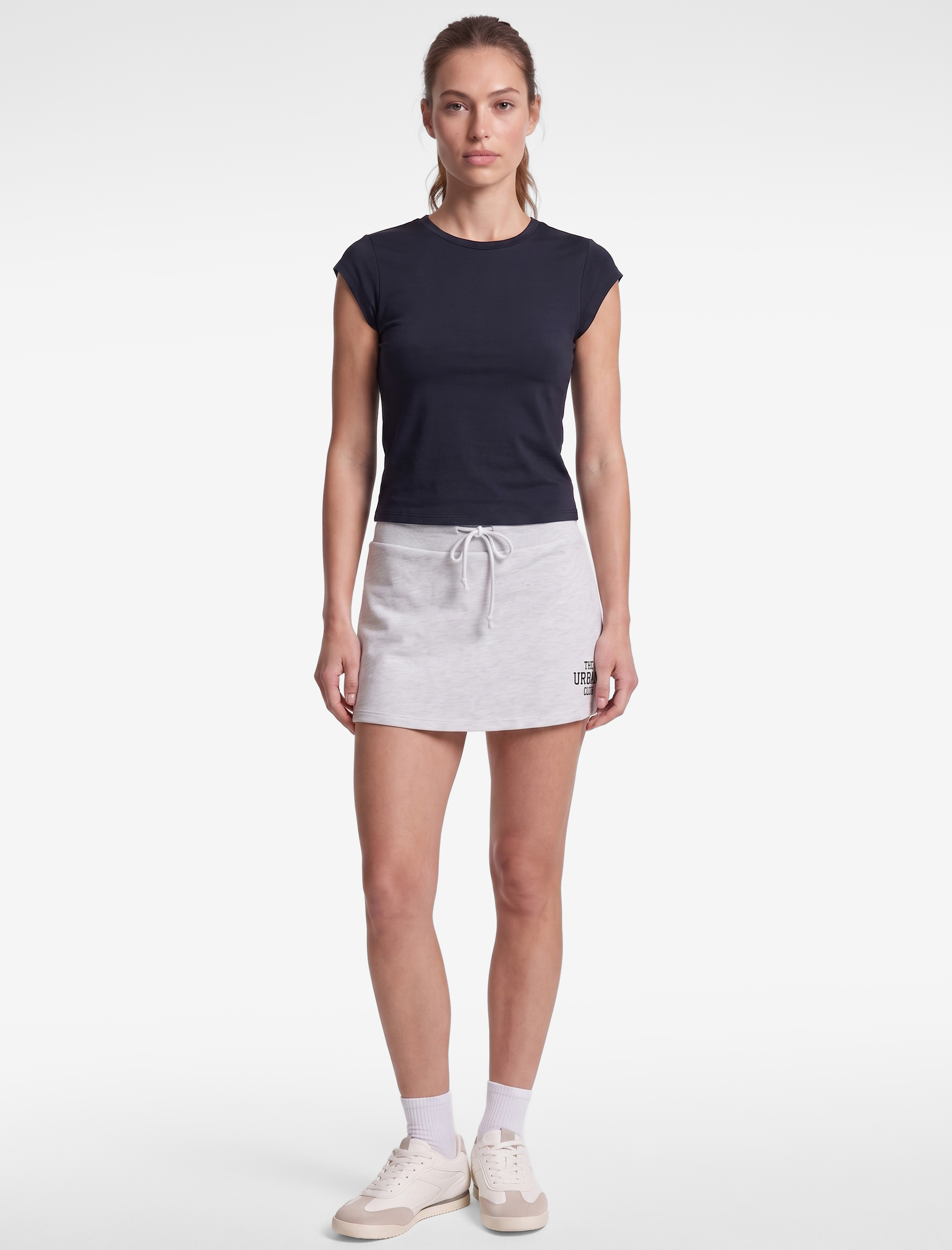   Kısa Kollu Bisiklet Yaka Slim Fit Spor Tişört