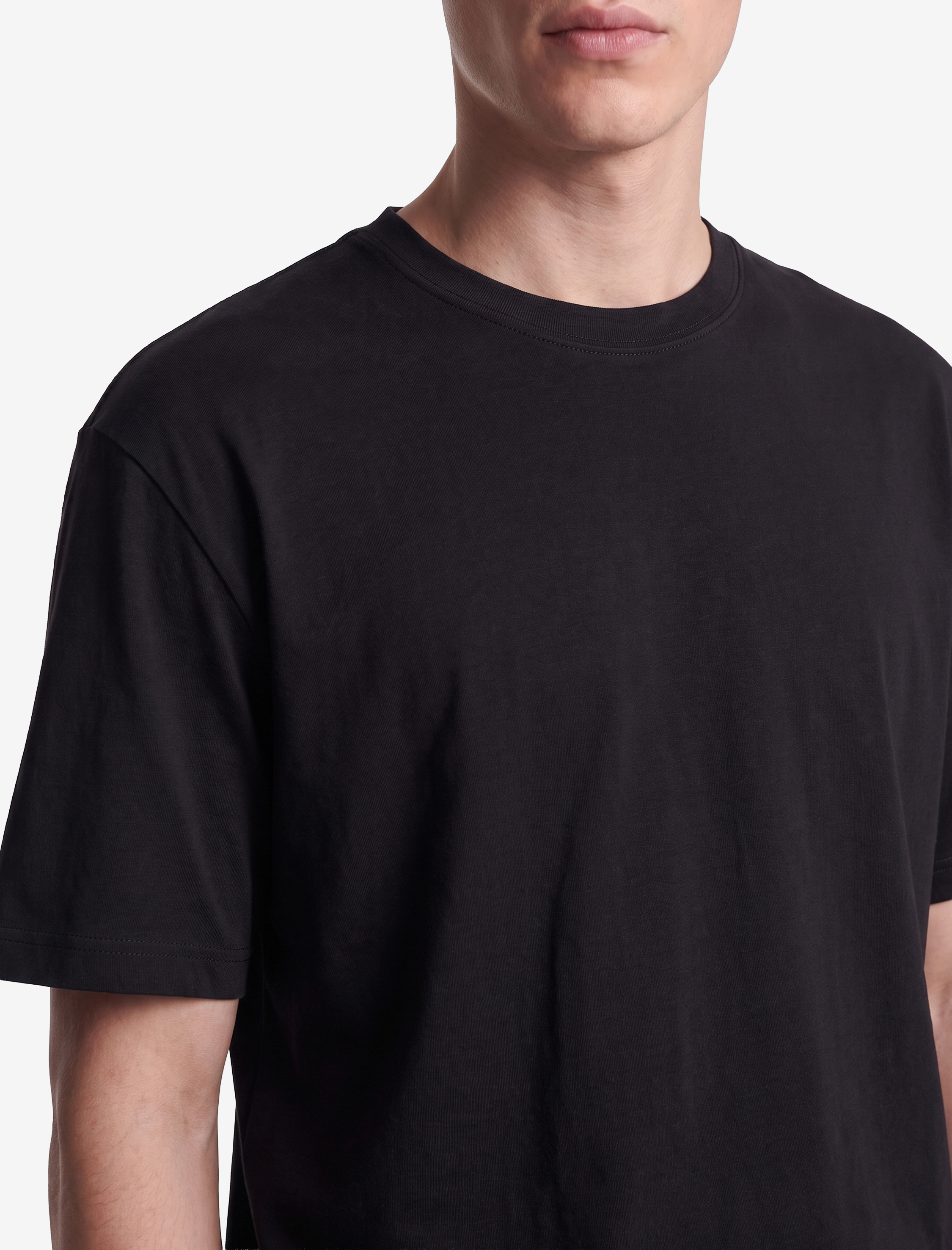   Slim Fit Kısa Kollu Bisiklet Yaka Basic Tişört