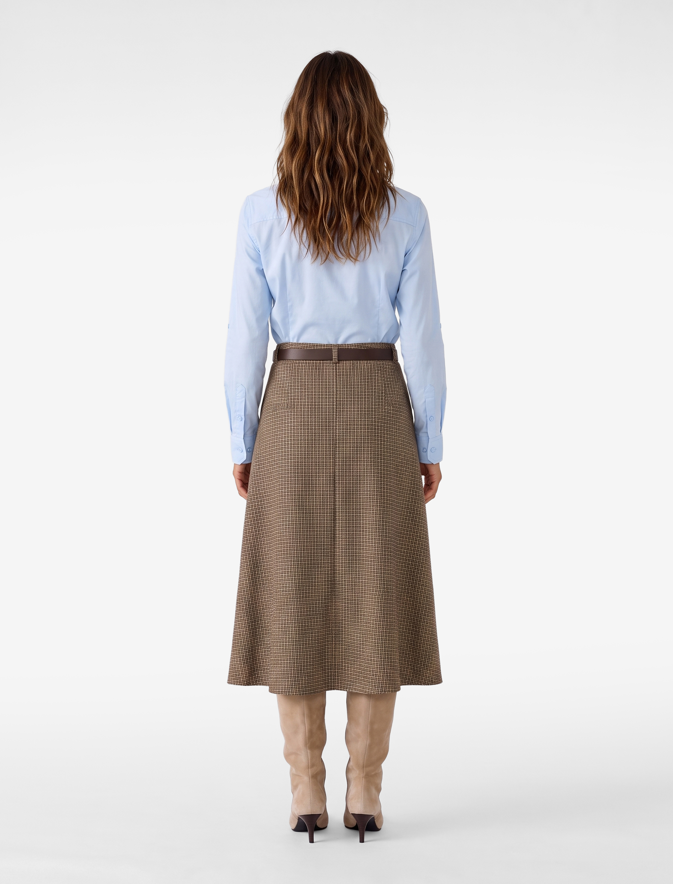   Pamuklu Slim Fit Nakış Detaylı Uzun Kollu Poplin Gömlek