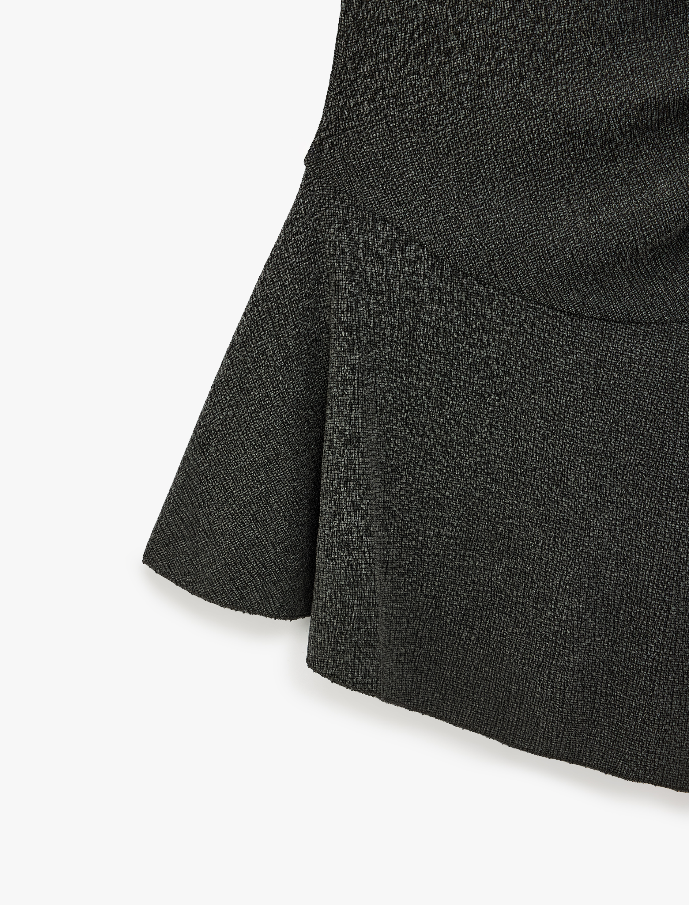   Slim Fit U Yaka Asimetrik Elbise