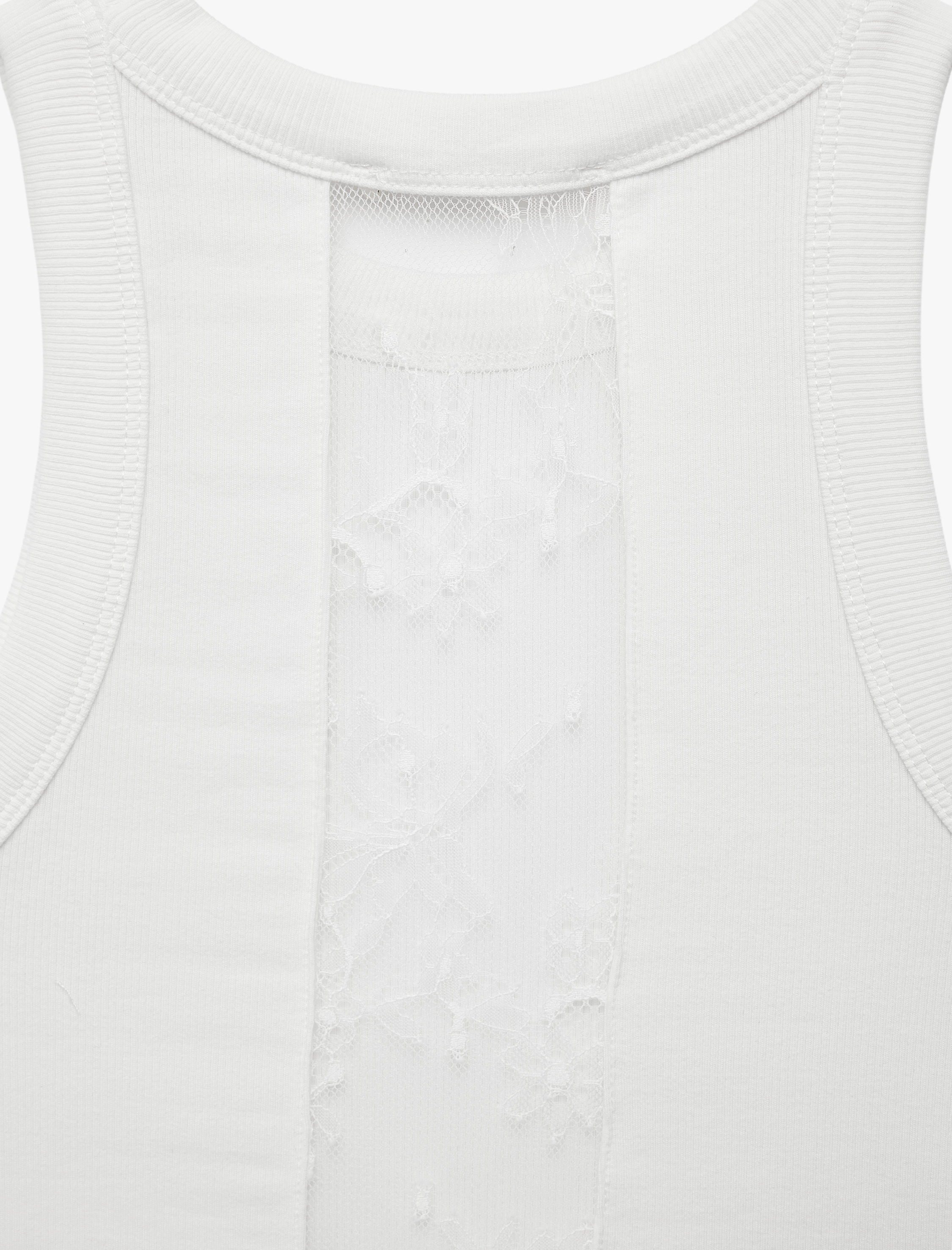   Slim Fit Arkası Dantel Detaylı Kolsuz Halter Yaka Atlet Bluz