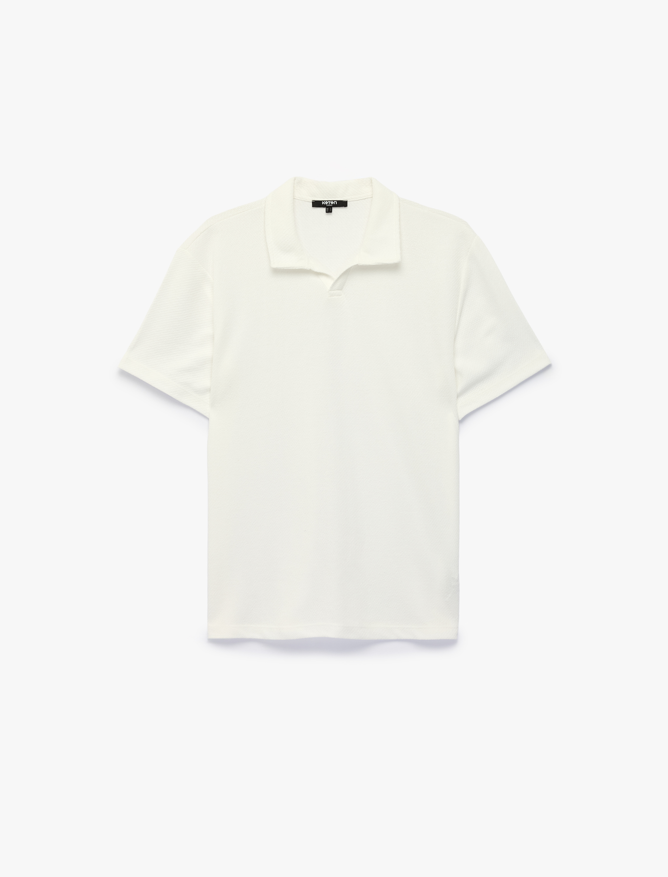   Regular Fit Polo Yaka Kısa Kollu Basic Tişört