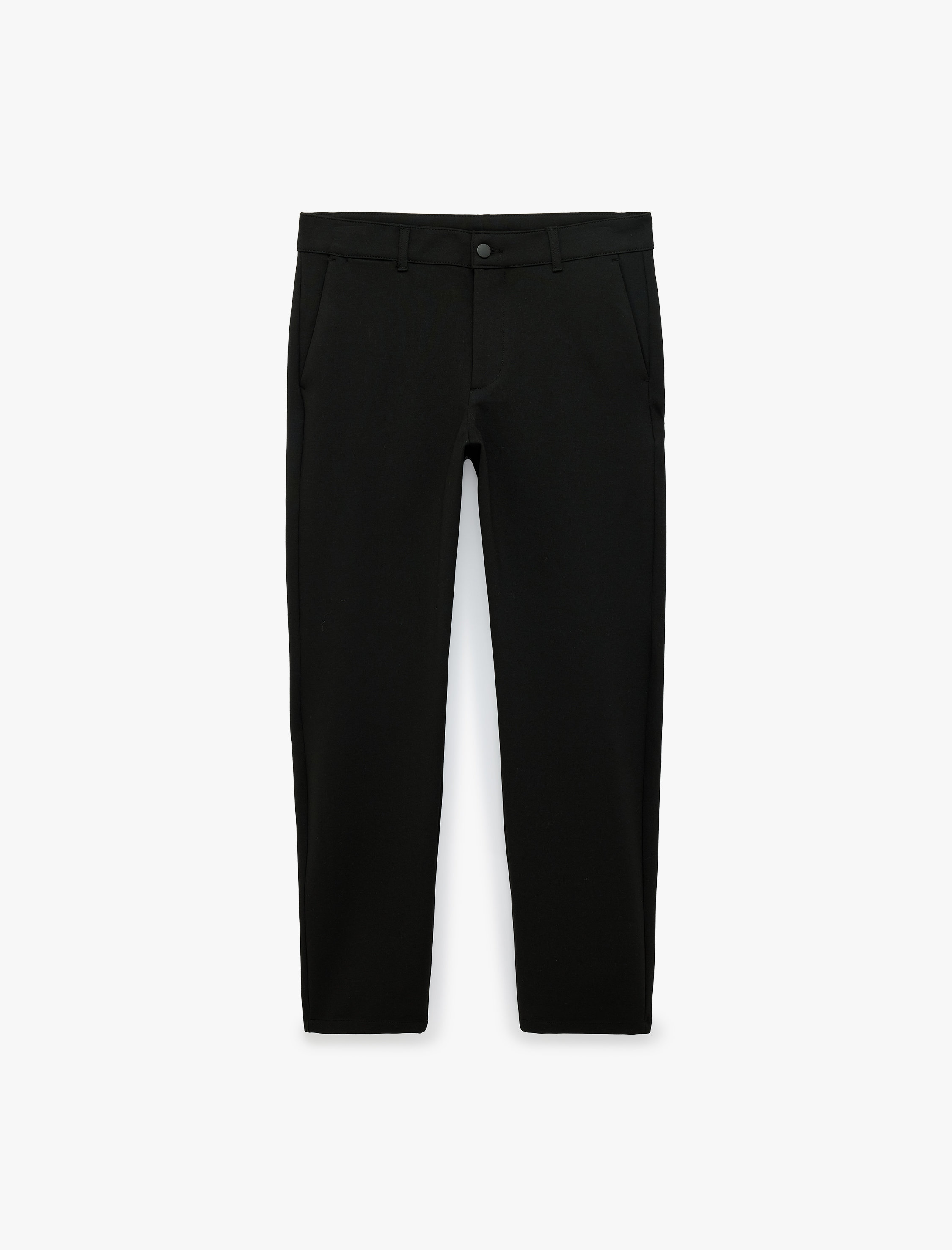   Slim Fit Cepli Düğmeli Viskon Karışımlı Kumaş Pantolon