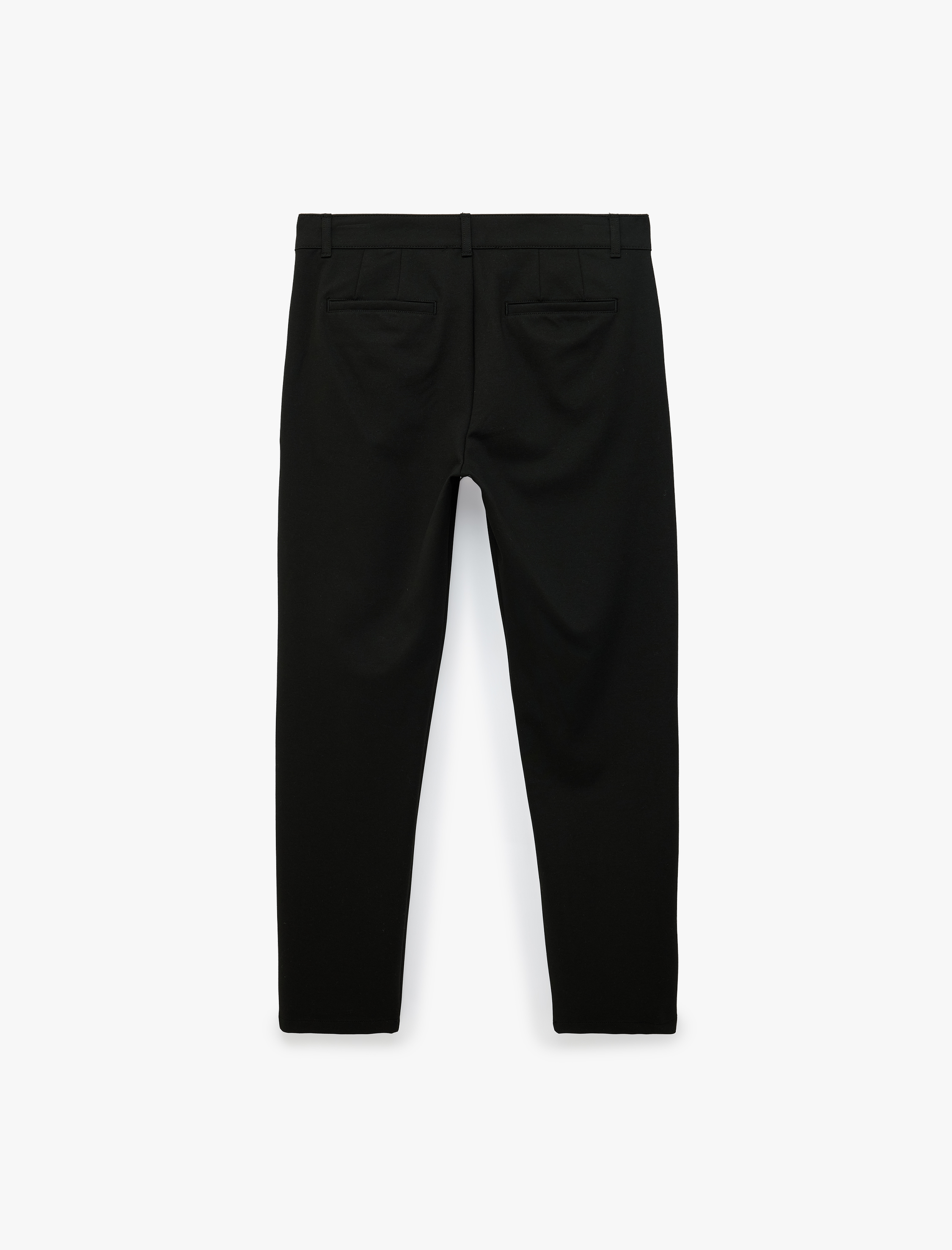   Slim Fit Cepli Düğmeli Viskon Karışımlı Kumaş Pantolon