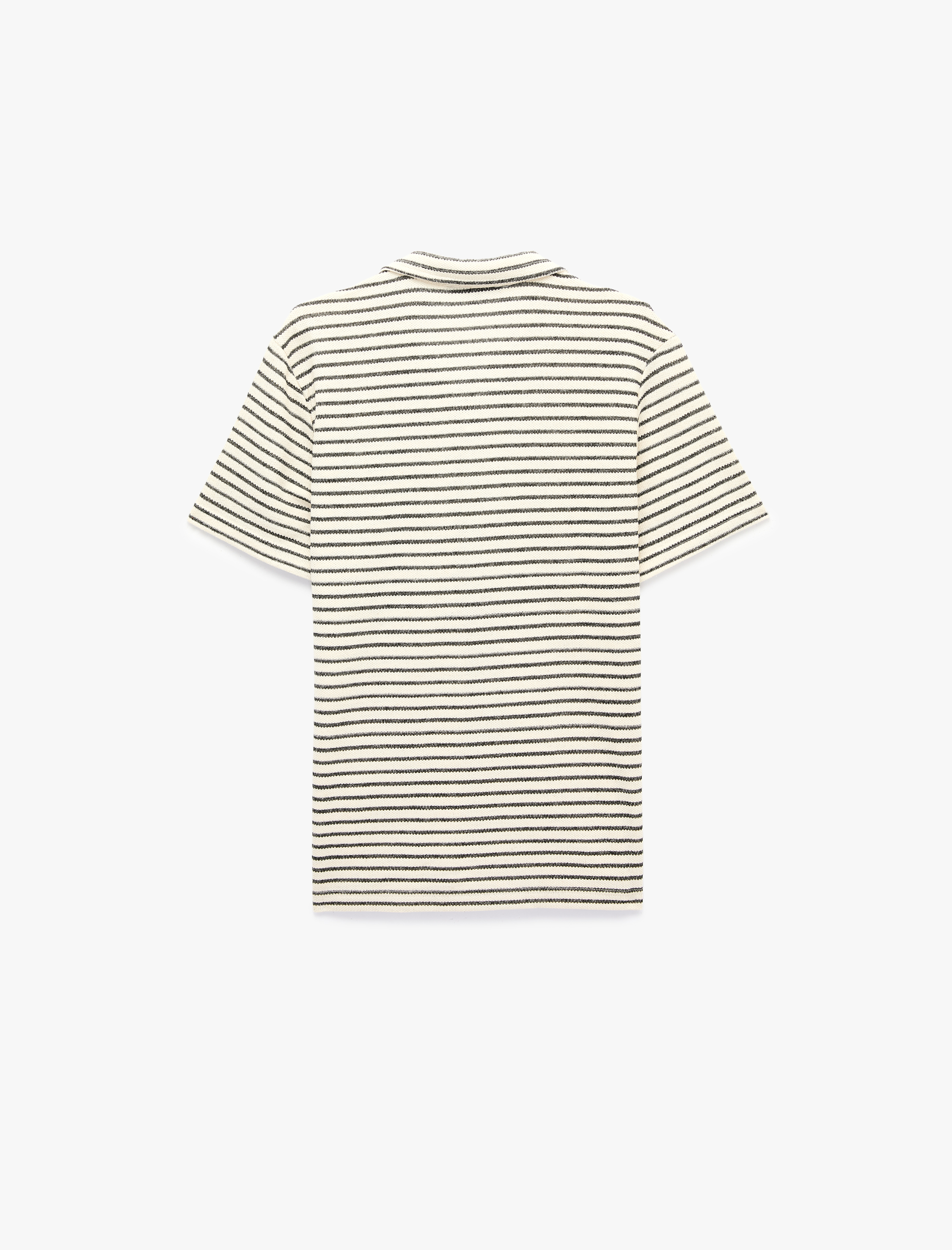   Regular Fit Kısa Kollu Çizgili Polo Yaka Tişört