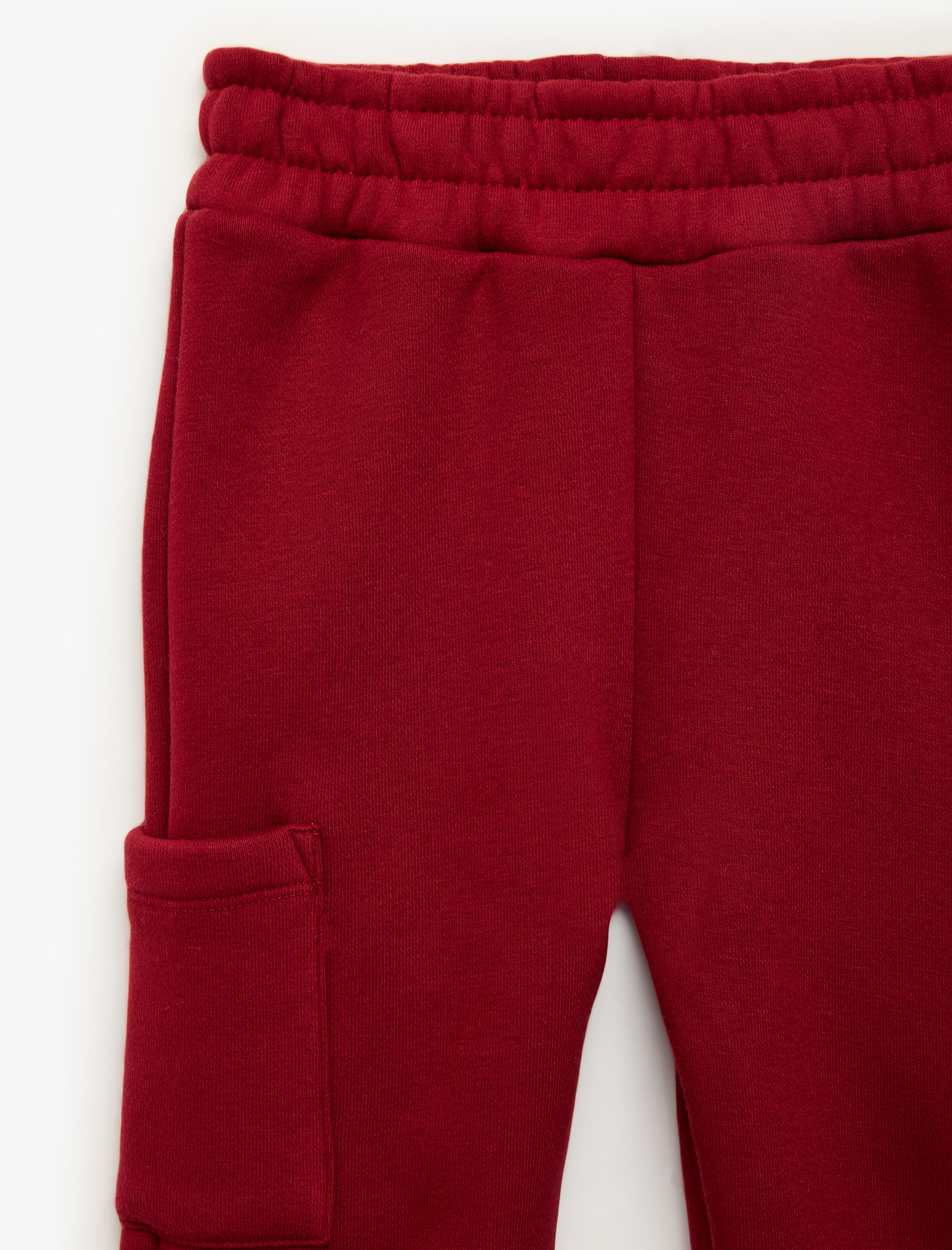  Erkek Bebek Beli Lastikli Şardonlu Cepli Jogger Eşofman Altı