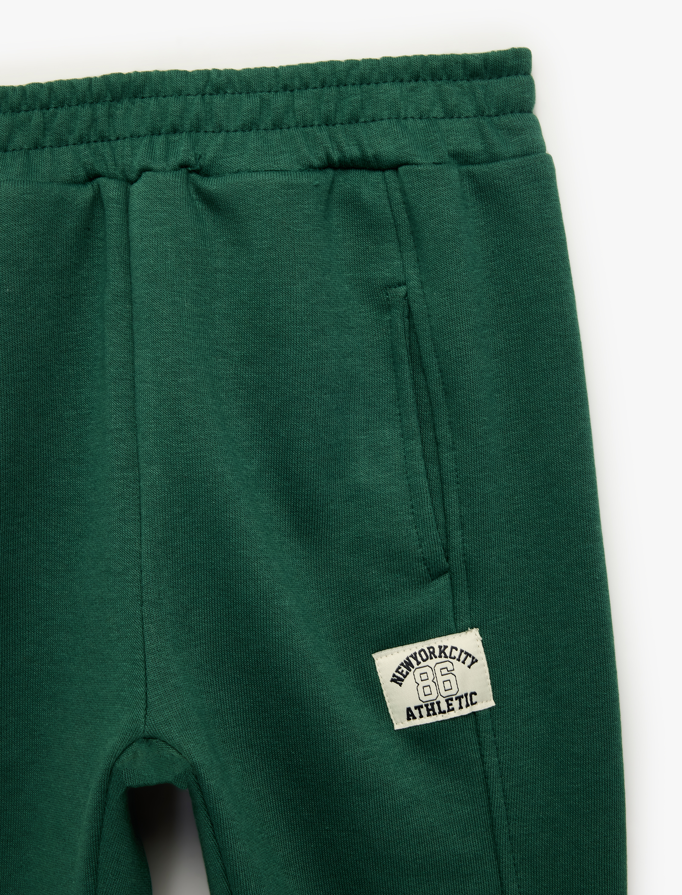  Erkek Bebek Pamuklu Cep Detaylı Beli Lastikli Oversize Jogger Eşofman Altı
