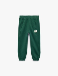 Pamuklu Cep Detaylı Beli Lastikli Oversize Jogger Eşofman Altı