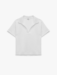 Regular Fit Kısa Kollu Polo Yaka Tişört