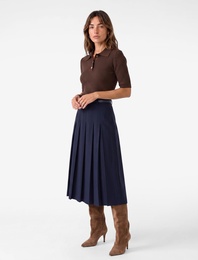 Regular Fit Kısa Kollu Polo Yaka Triko Kazak