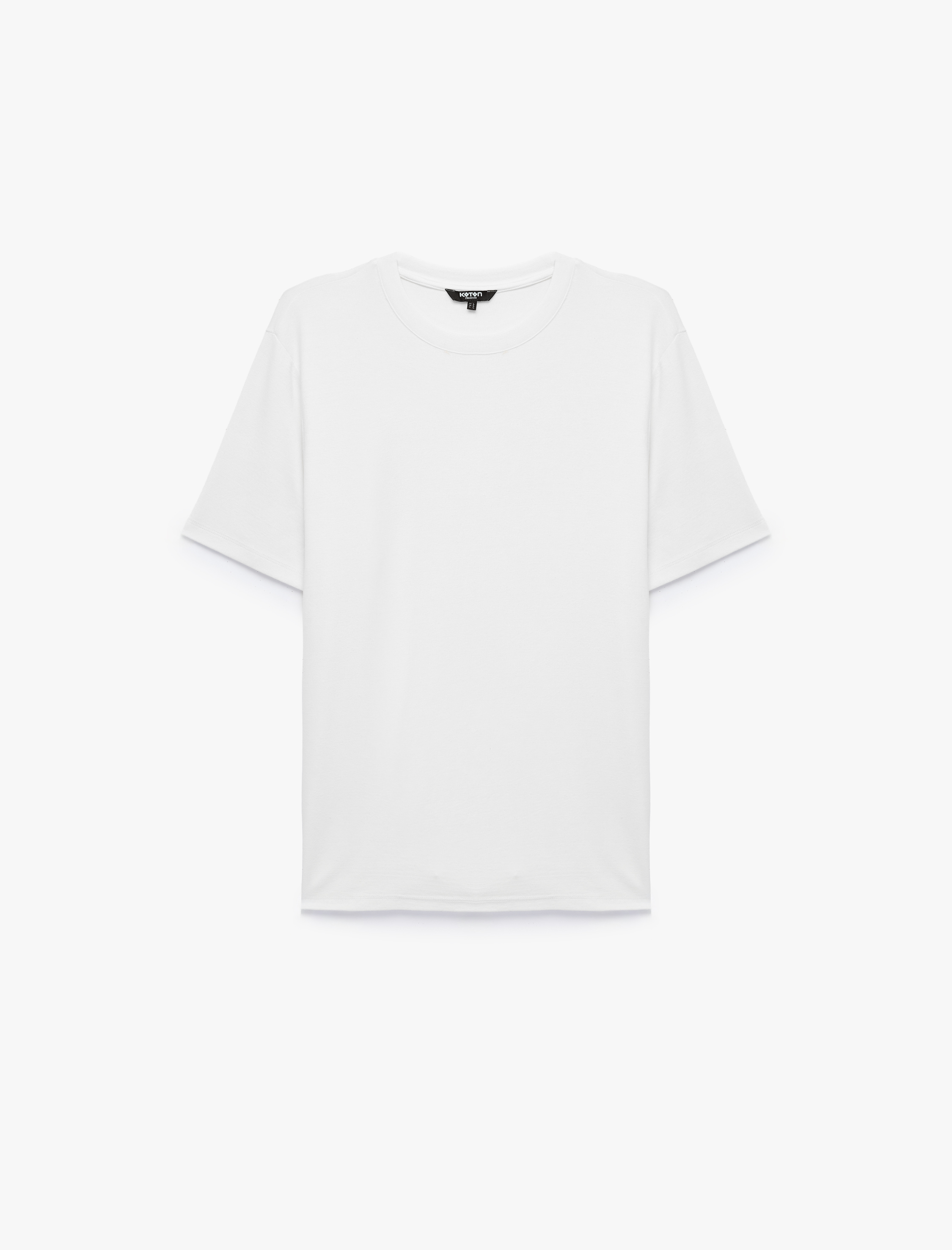   Slim Fit Kısa Kollu Bisiklet Yaka Basic Tişört