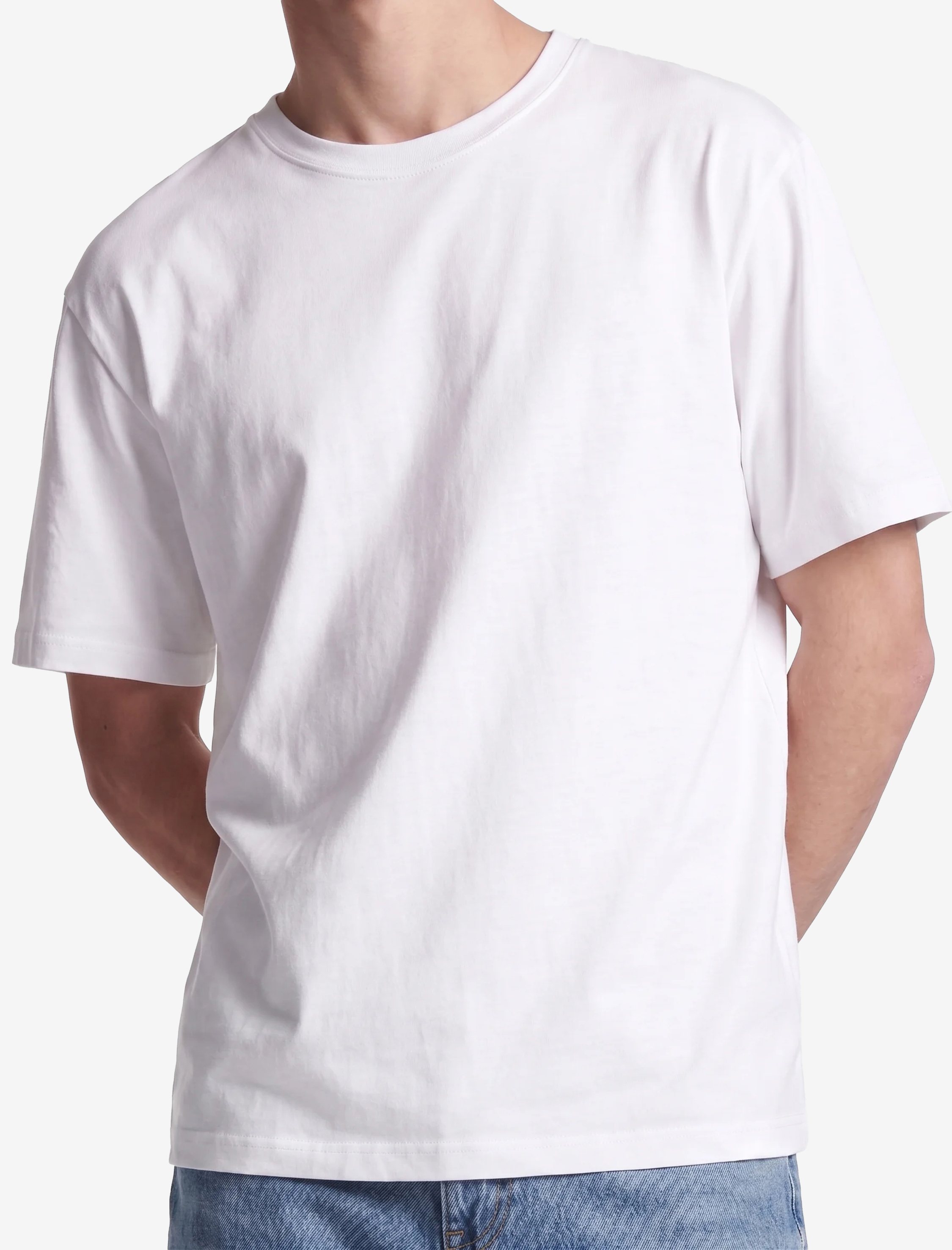   Slim Fit Kısa Kollu Bisiklet Yaka Basic Tişört