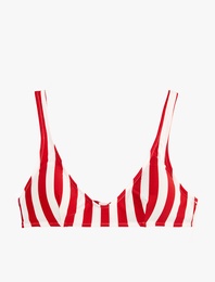 Koton X Şahika Ercümen - Çizgili Bralet Bikini Üstü