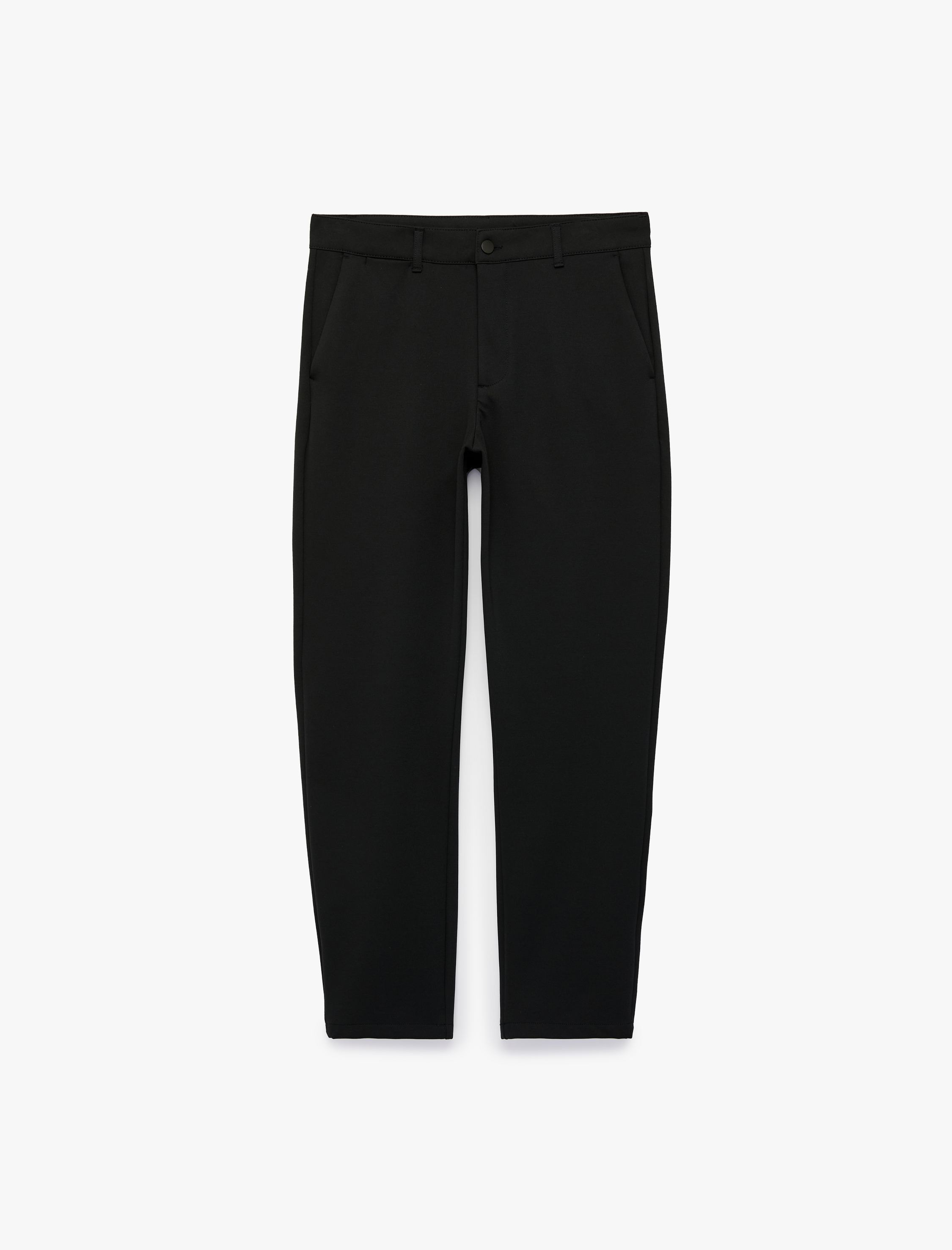   Slim Fit Cepli Düğmeli Viskon Karışımlı Kumaş Pantolon