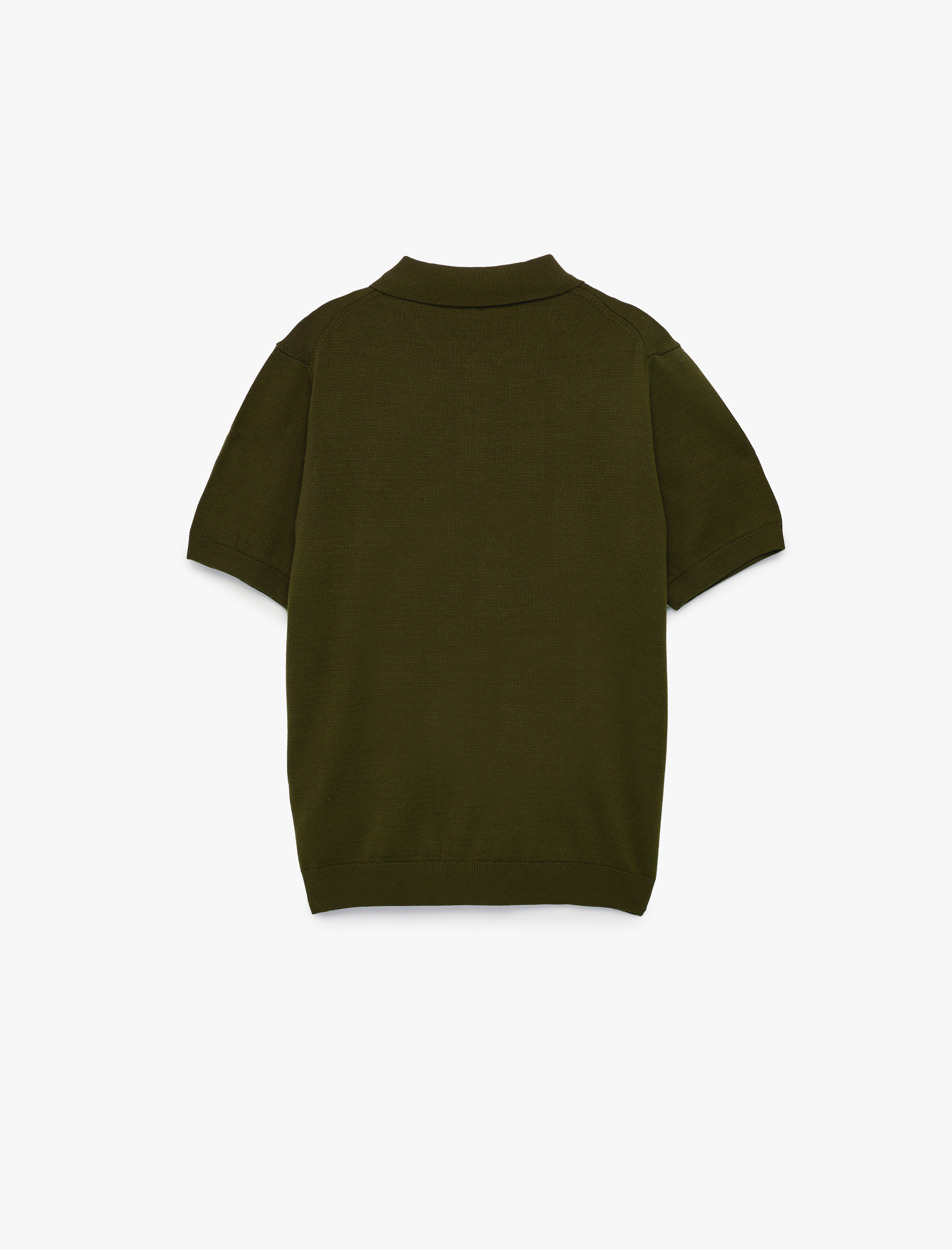  Erkek Çocuk Basic Düğmeli Kısa Kollu Polo Yaka Triko Tişört