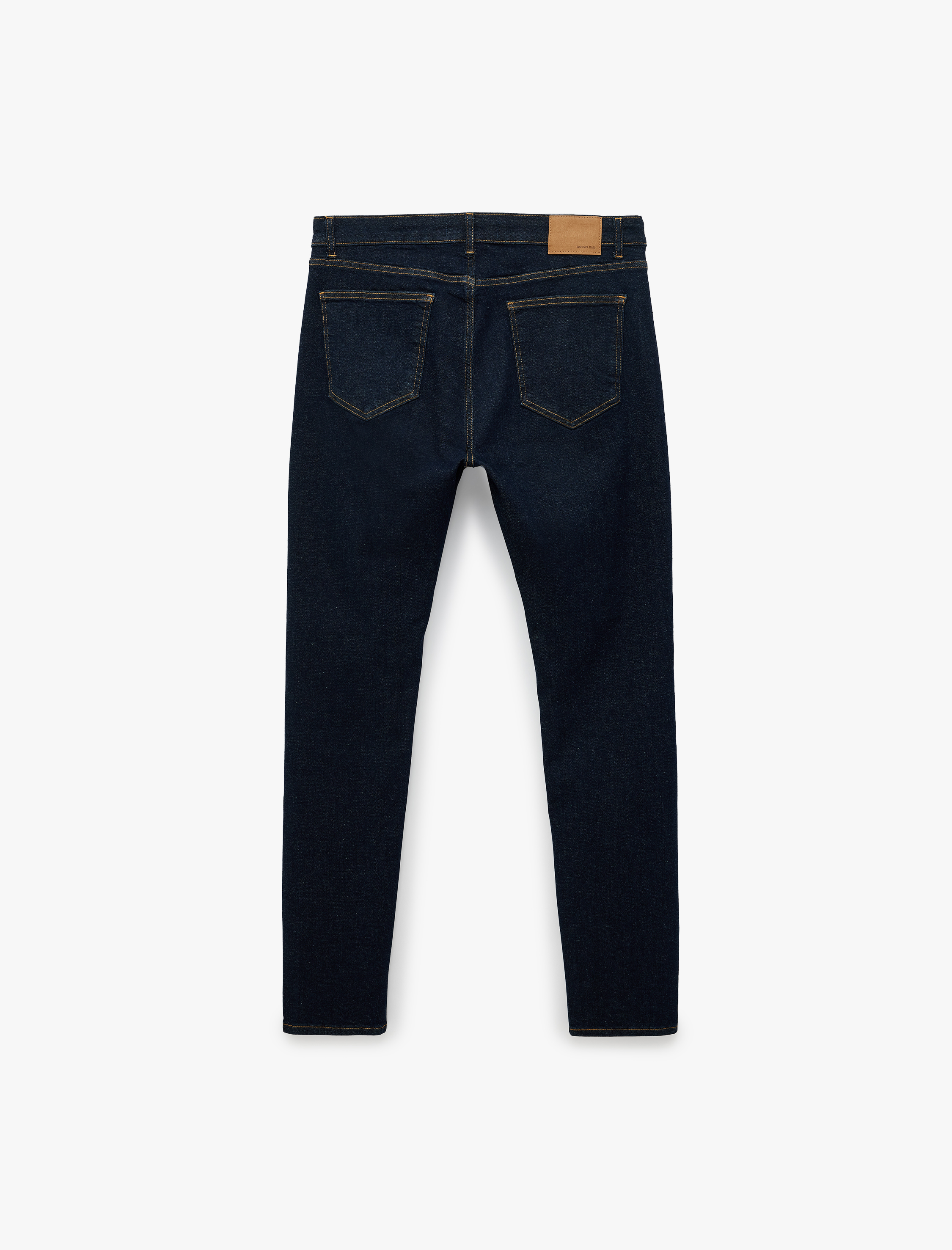   Normal Bel Cepli Pamuklu Jean Pantolon - Skinny Push Up Fit Jean