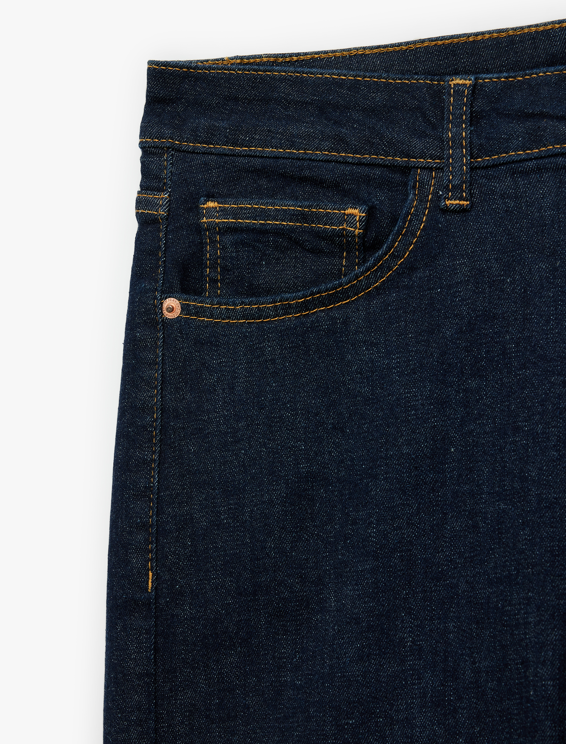   Normal Bel Cepli Pamuklu Jean Pantolon - Skinny Push Up Fit Jean