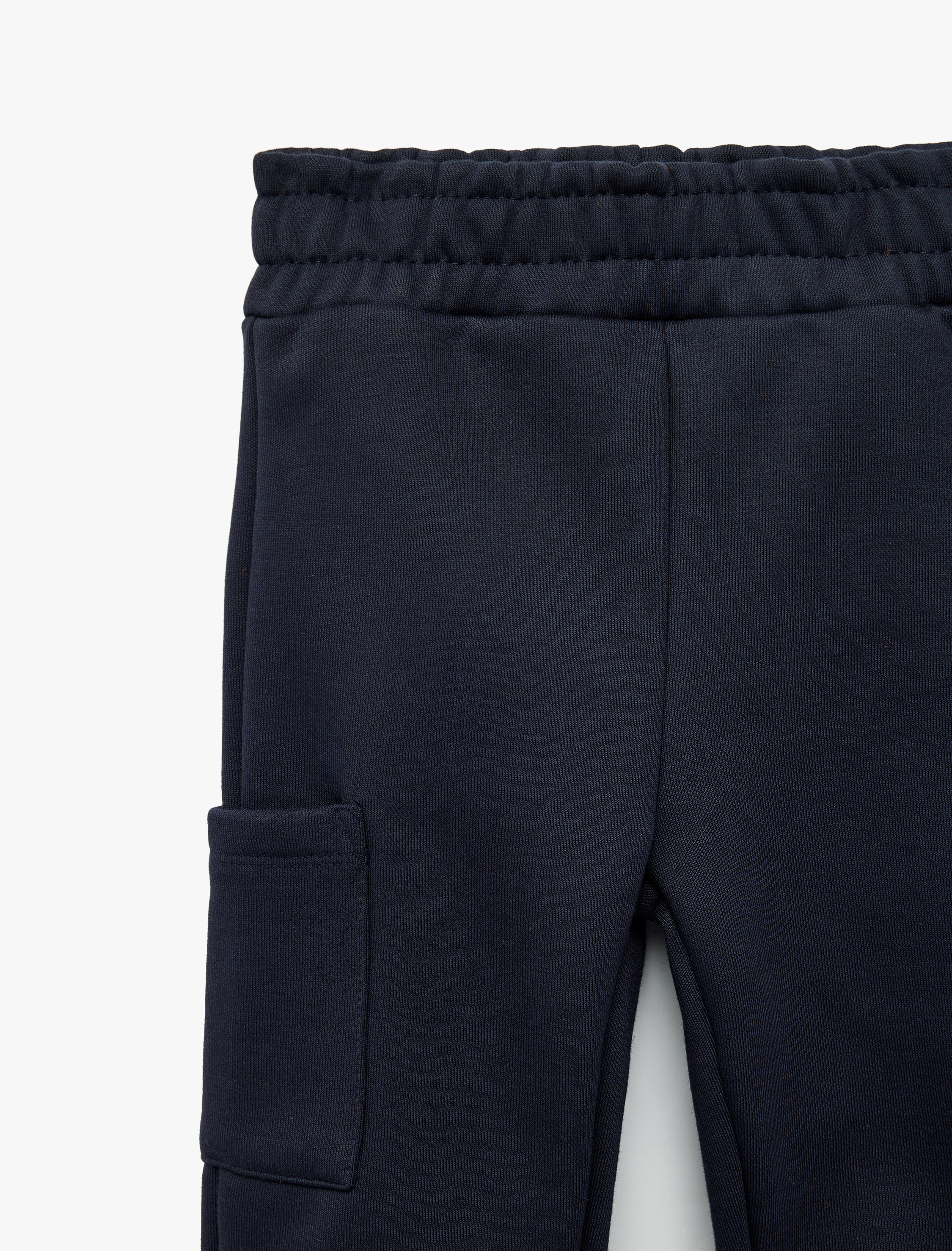  Erkek Bebek Beli Lastikli Şardonlu Cepli Jogger Eşofman Altı