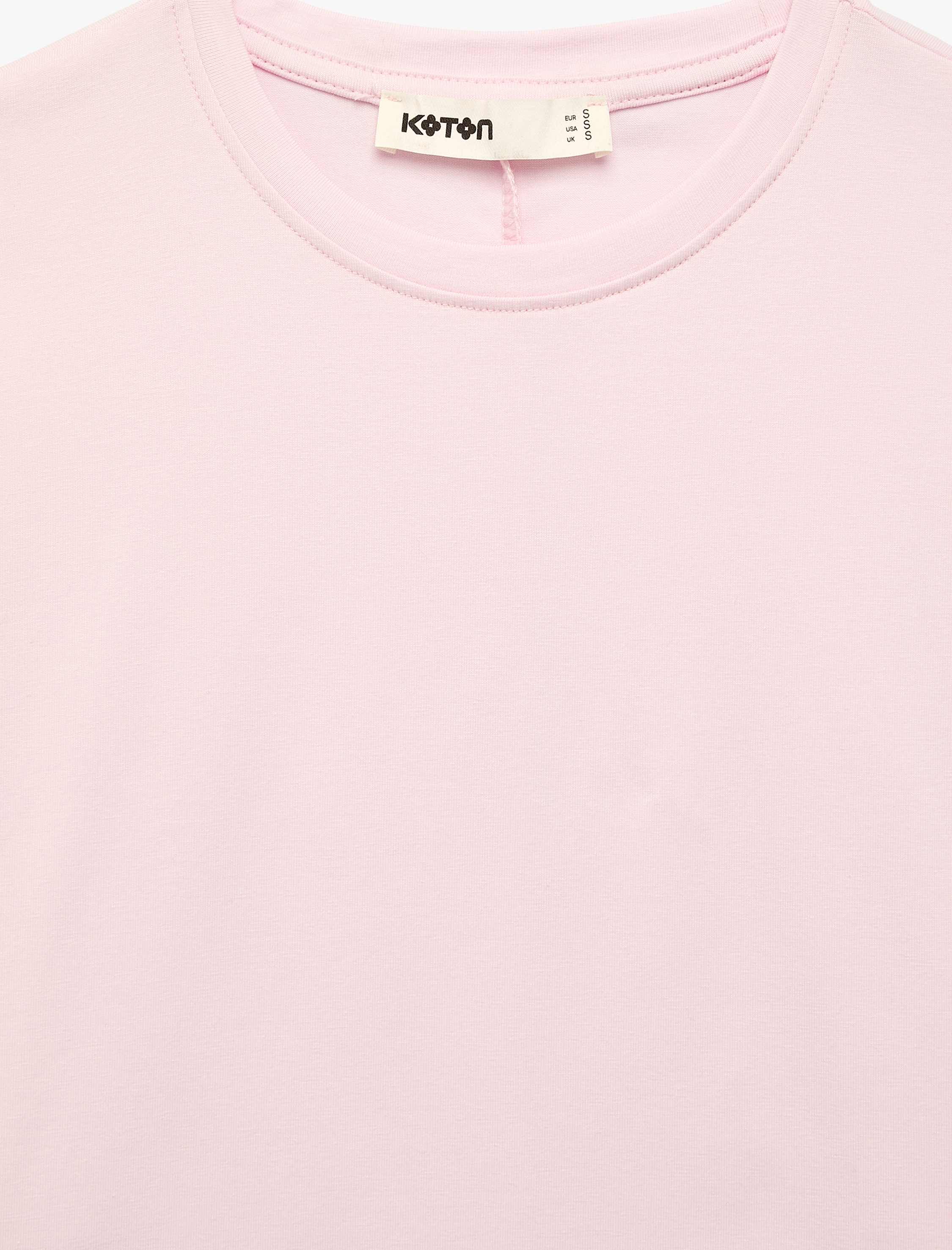   Pamuklu Slim Fit Yarasa Kol Bisiklet Yaka Tişört
