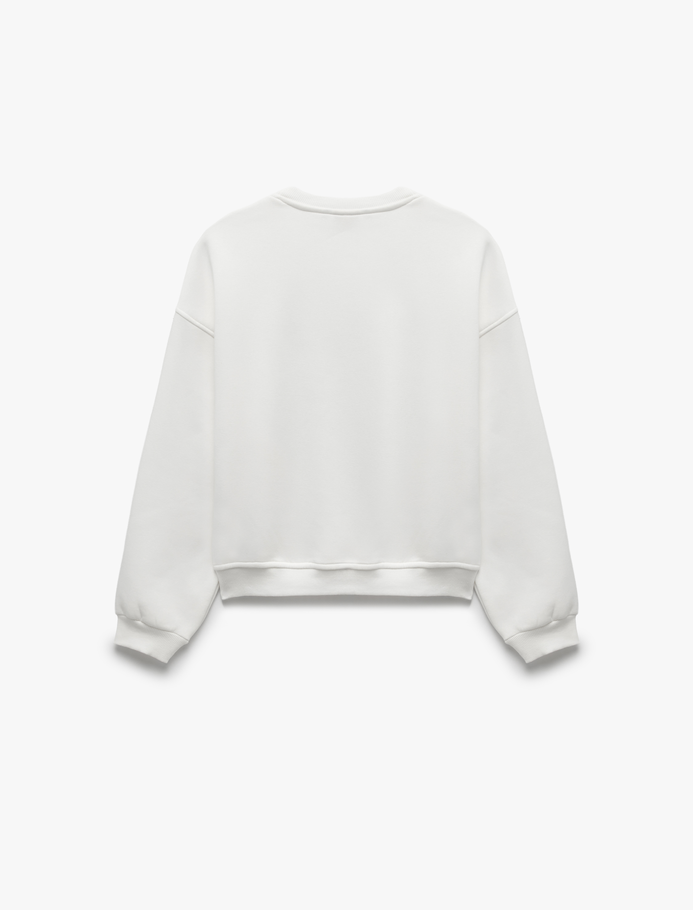   Stitch Lisanslı Baskılı Rahat Kalıp Şardonlu Bisiklet Yaka Uzun Kollu Sweatshirt