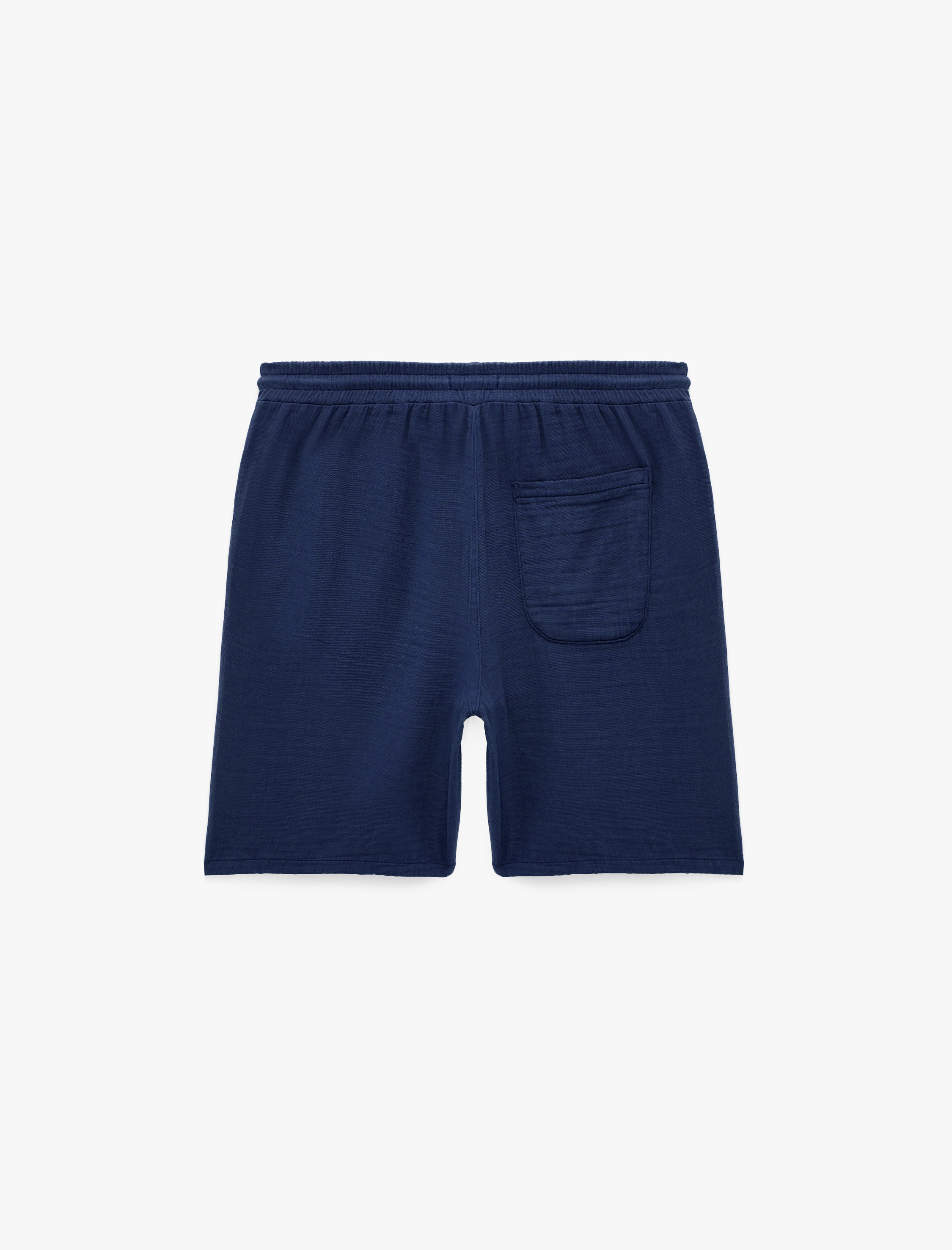   Beli Bağcıklı Cepli Regular Fit Pamuklu Müslin Bermuda Şort
