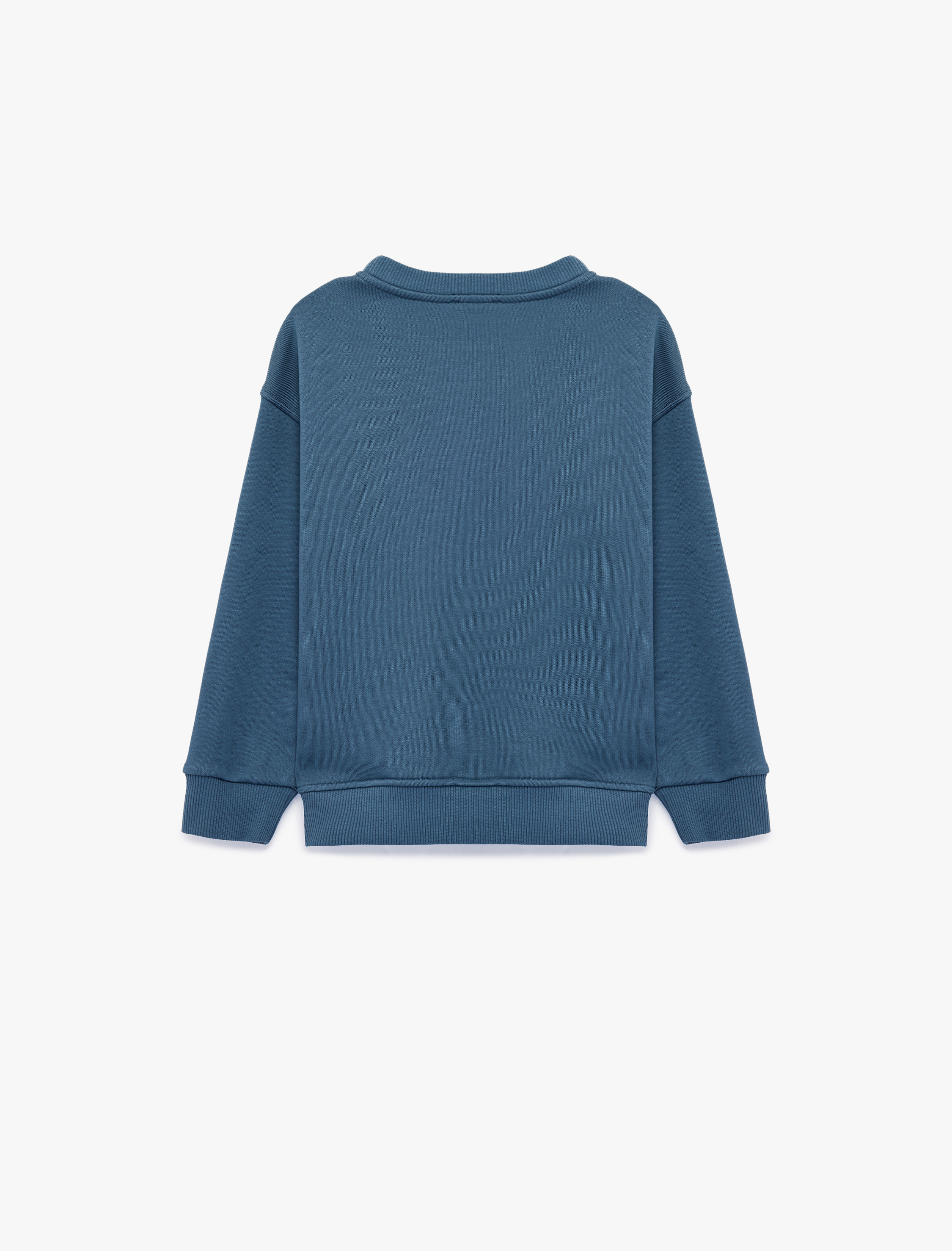  Erkek Çocuk Oyun Temalı Baskılı Uzun Kollu Bisiklet Yaka Oversize Sweatshirt