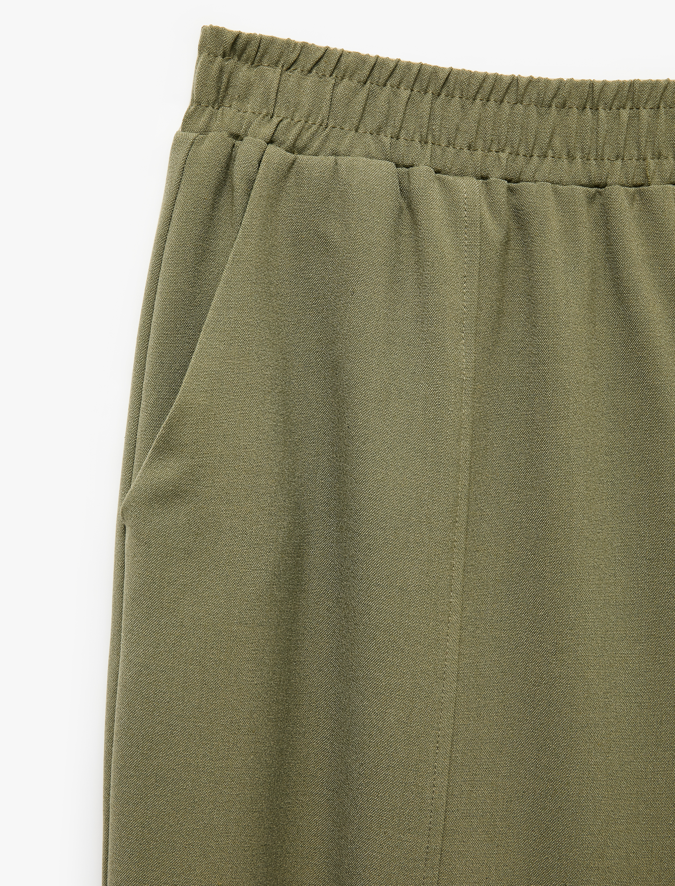   Beli Lastikli Yan Cepli Barrel Fit Balon Pantolon