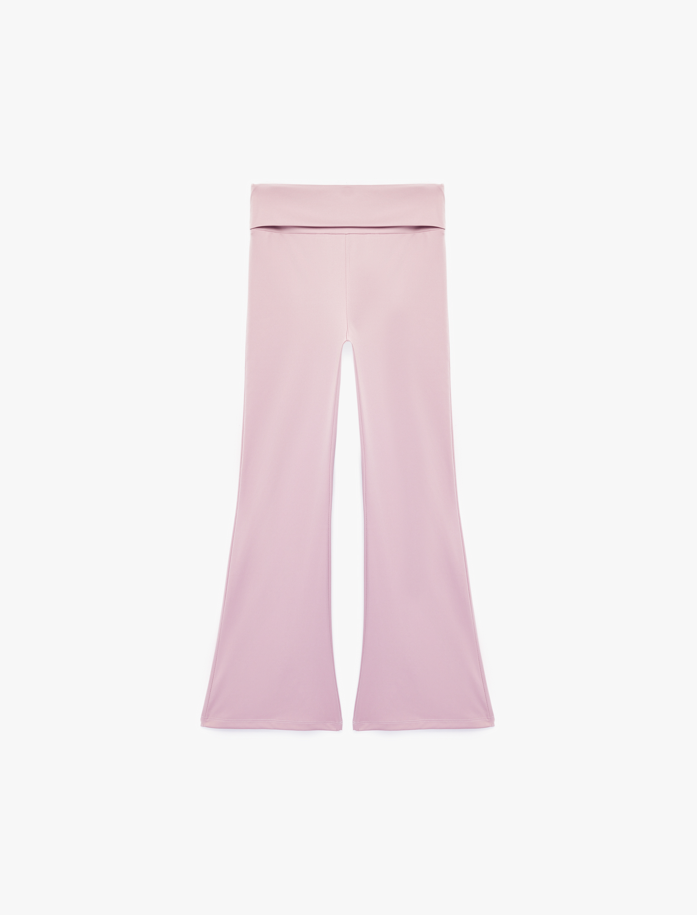  Kız Çocuk Beli Lastikli Slim Fit İspanyol Paça Tayt