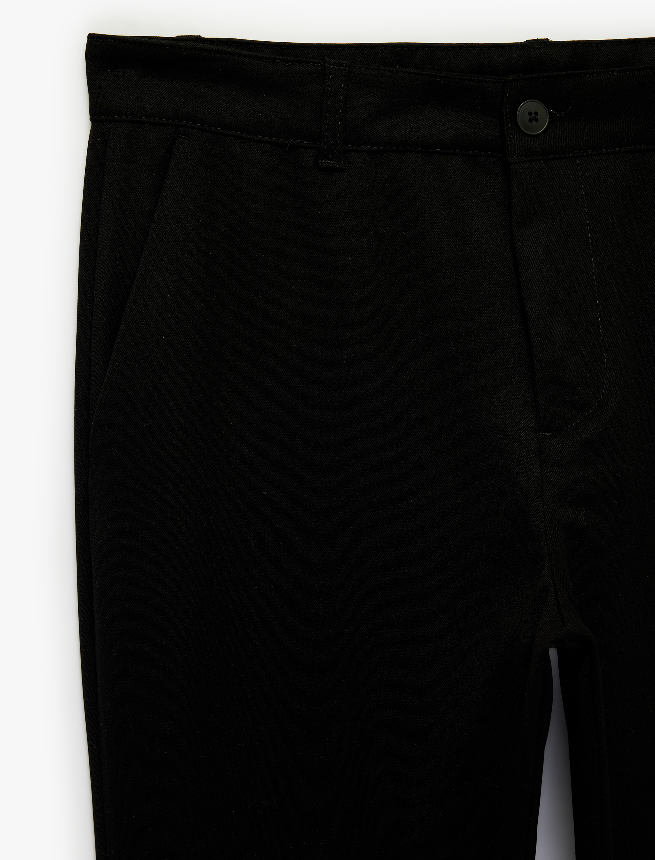   Viskon Karışımlı Cepli Gabardin Slim Fit Kumaş Pantolon
