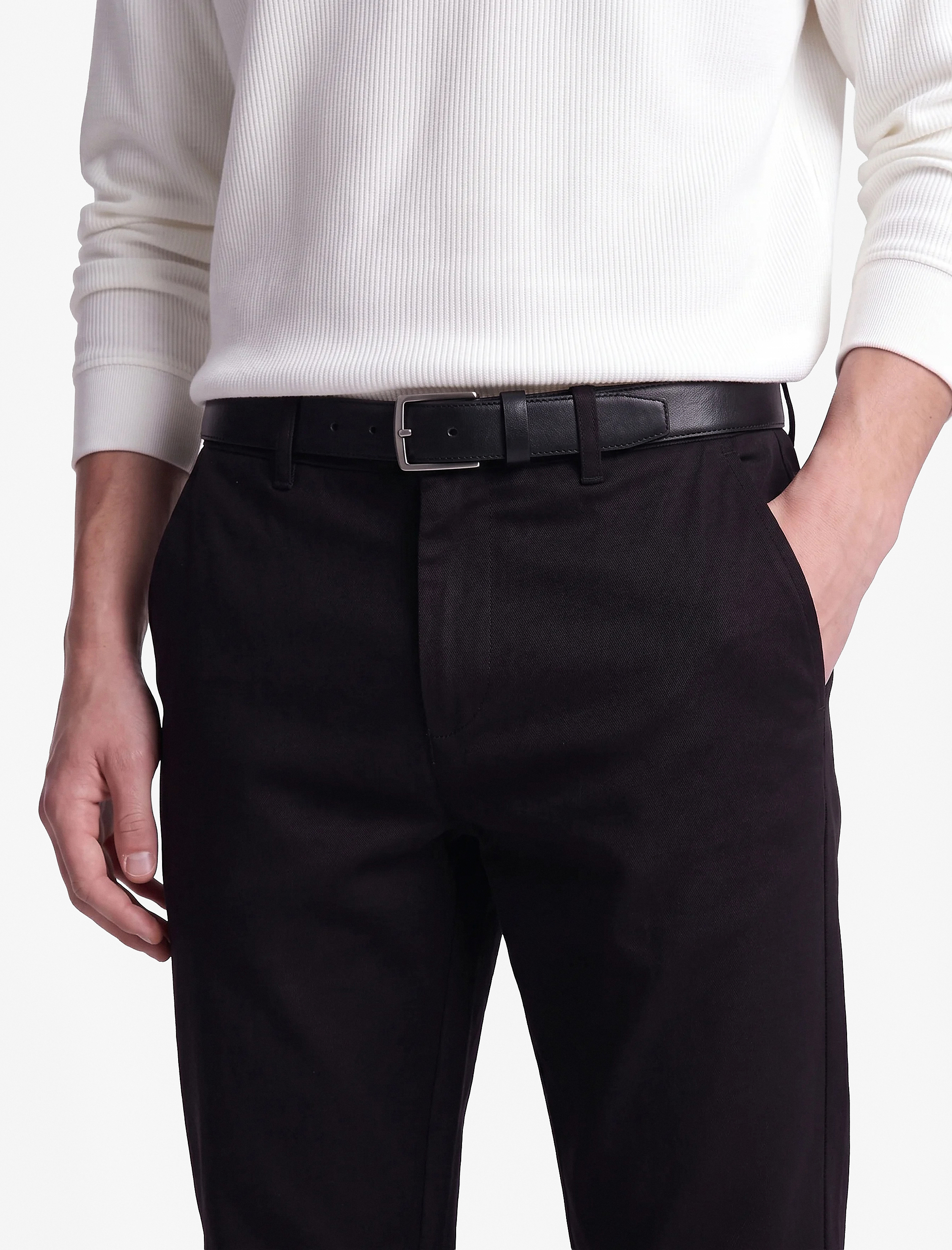   Viskon Karışımlı Cepli Gabardin Slim Fit Kumaş Pantolon