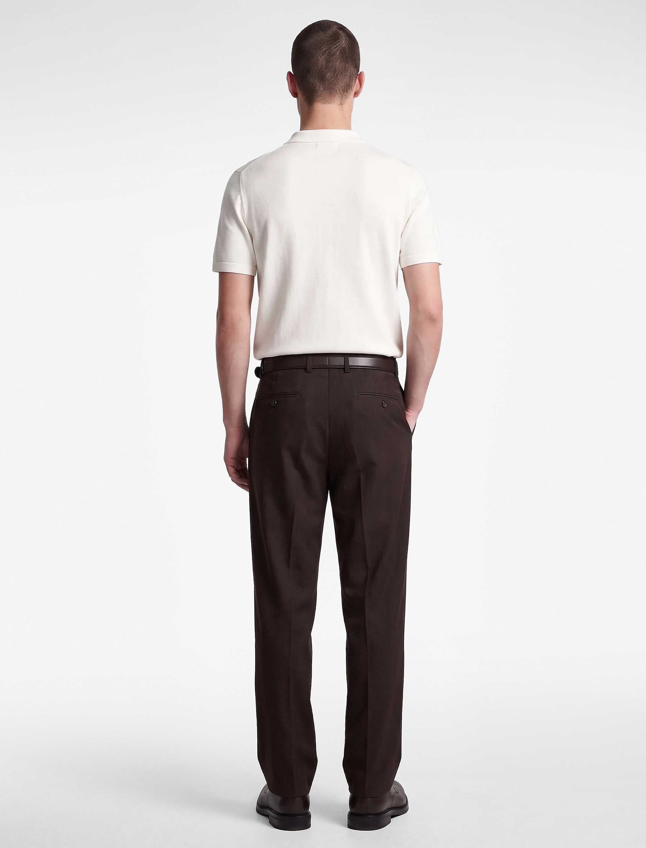   Regular Fit Viskon Karışımlı Cepli Pileli Kumaş Pantolon
