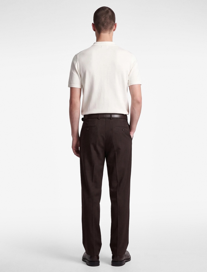  Regular Fit Viskon Karışımlı Cepli Pileli Kumaş Pantolon
