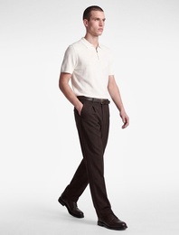 Regular Fit Viskon Karışımlı Cepli Pileli Kumaş Pantolon
