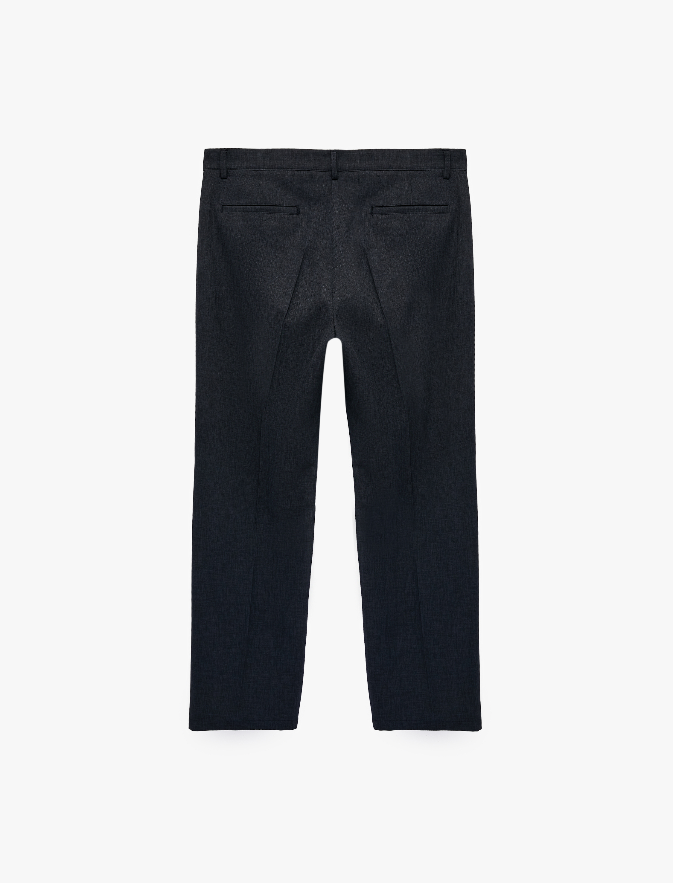   Cepli Viskon Karışımlı Slim Fit Pileli Kumaş Pantolon