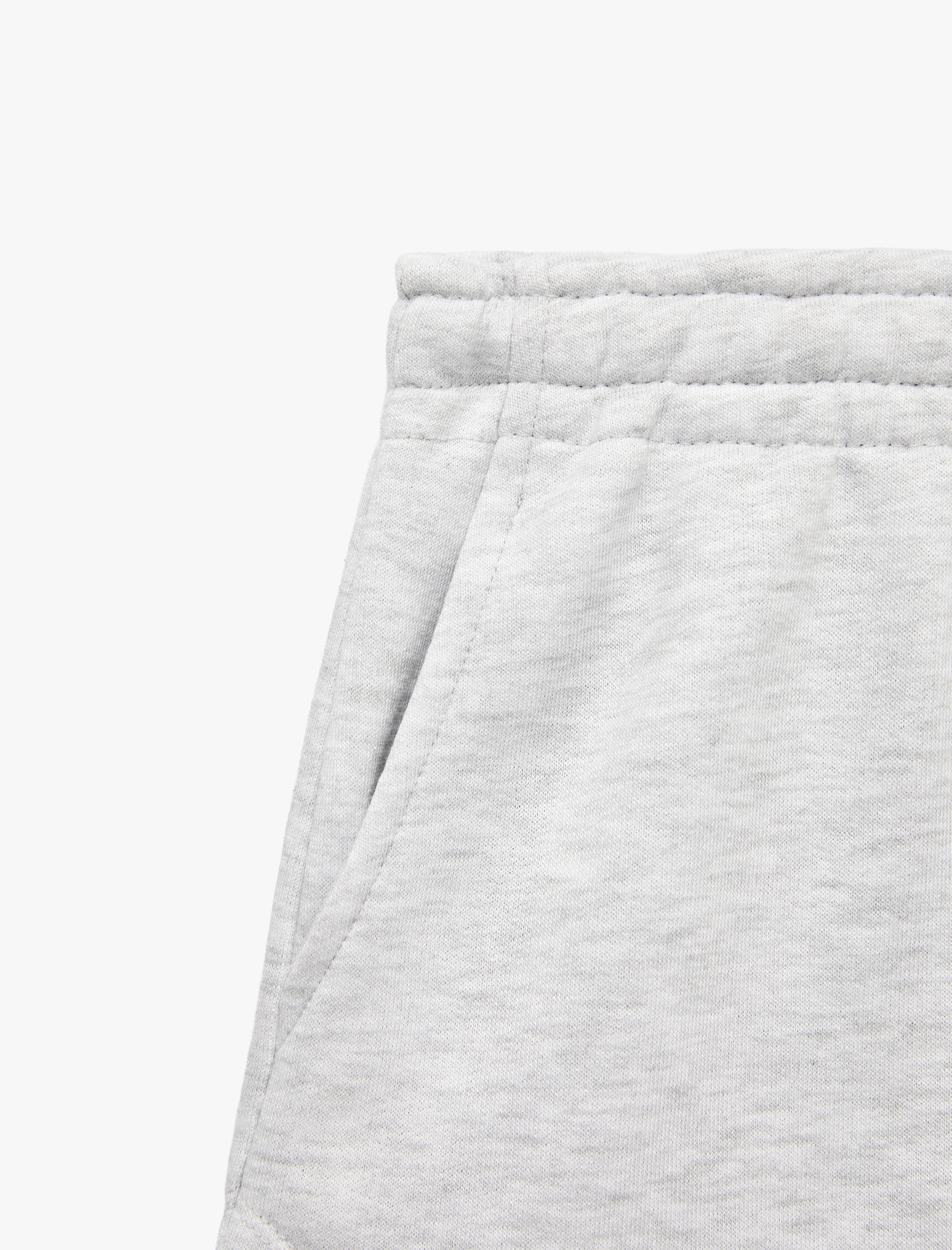   Düğme Detaylı Beli Lastikli Şort Pijama Altı