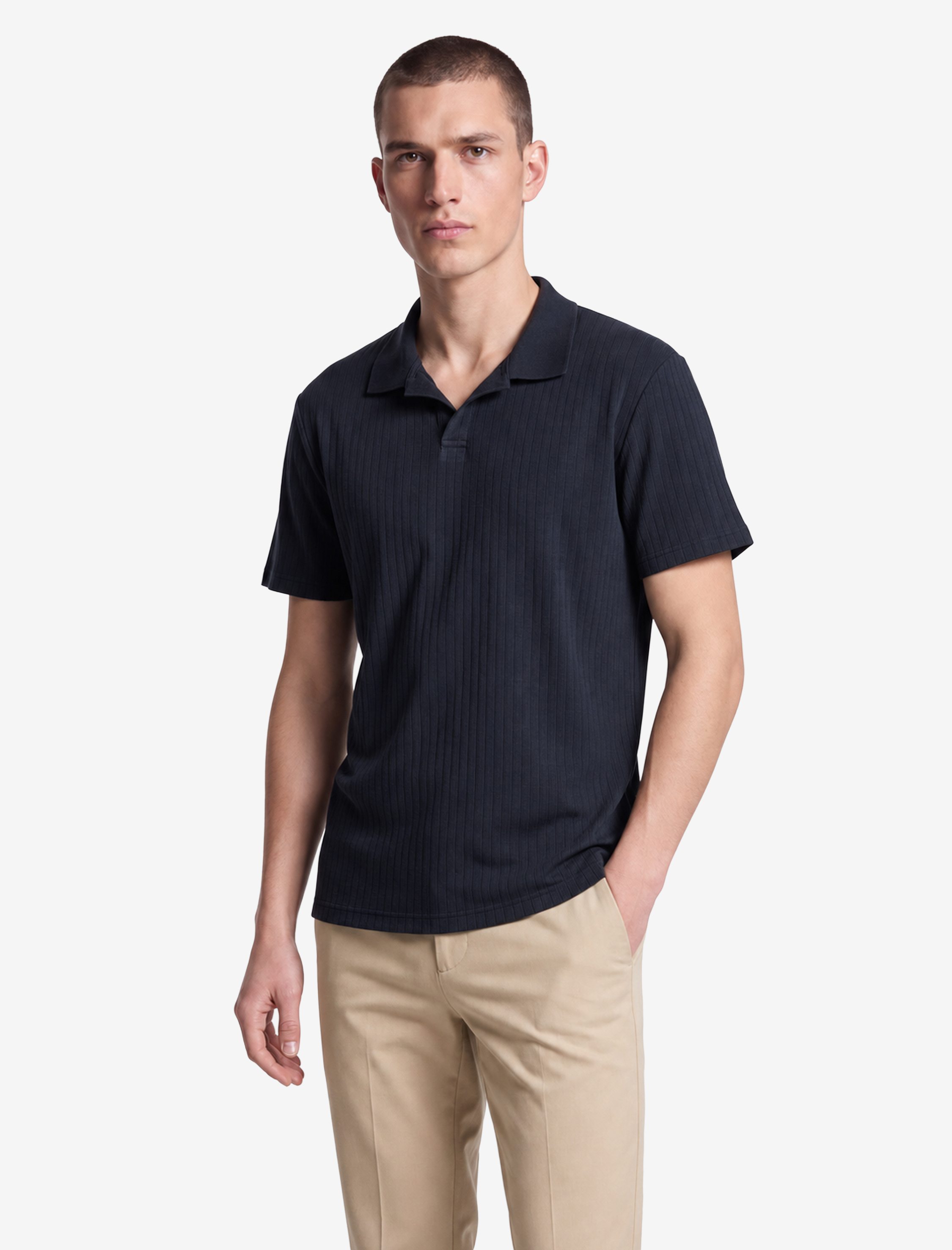   Kısa Kollu Pamuklu Slim Fit Polo Yaka Tişört