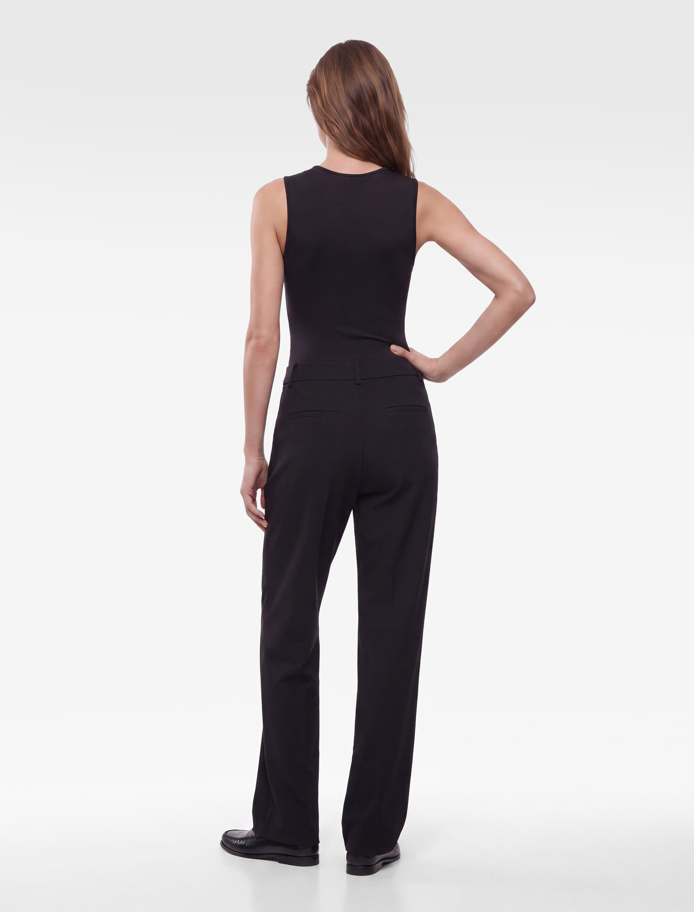   Slim Fit Kolsuz Bisiklet Yaka Bodysuit