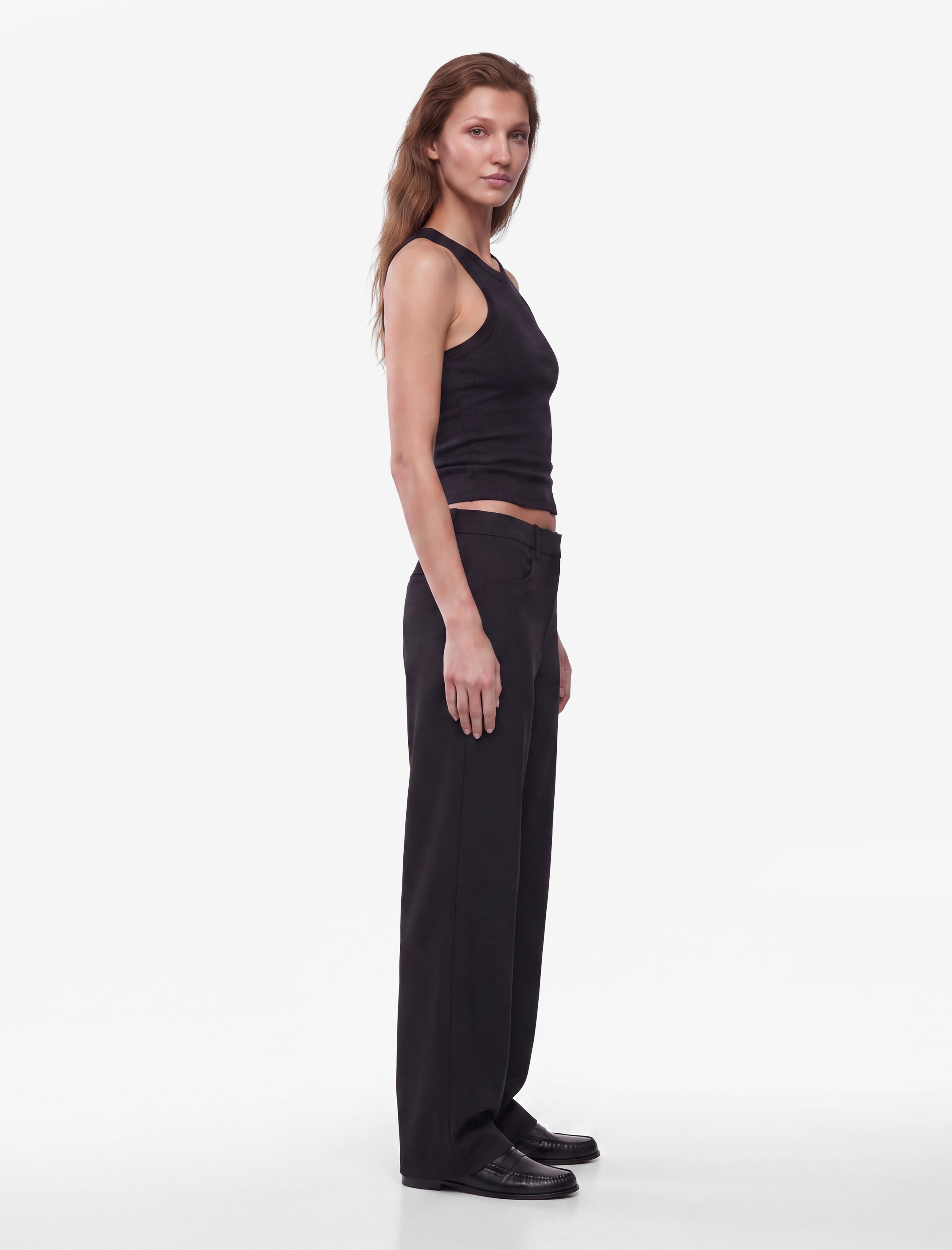   Slim Fit Pamuklu Kolsuz U Yaka Fitilli Atlet