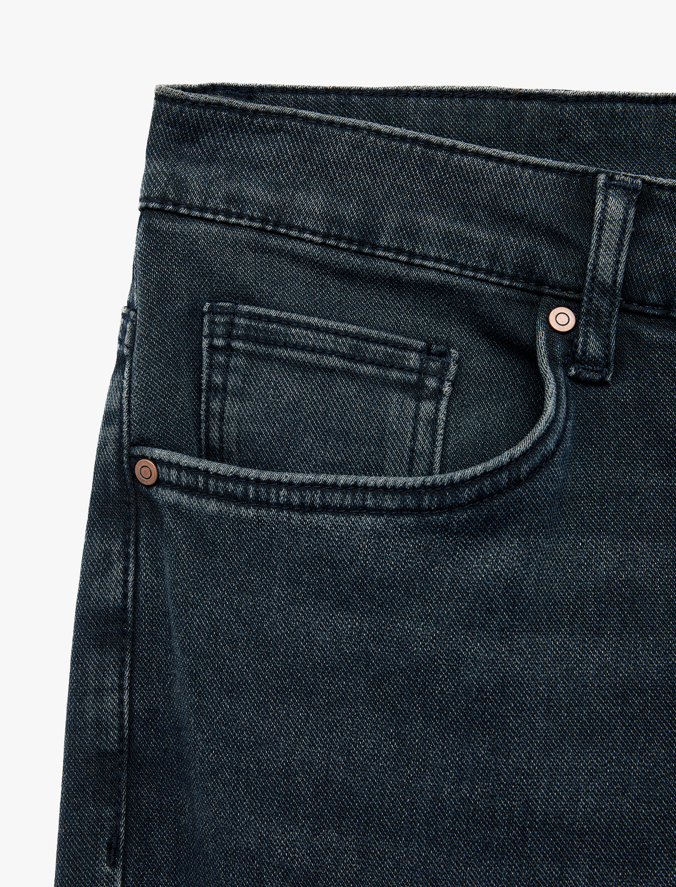   Normal Bel Pamuklu Straight Fit Jean Pantolon - Mark Jean